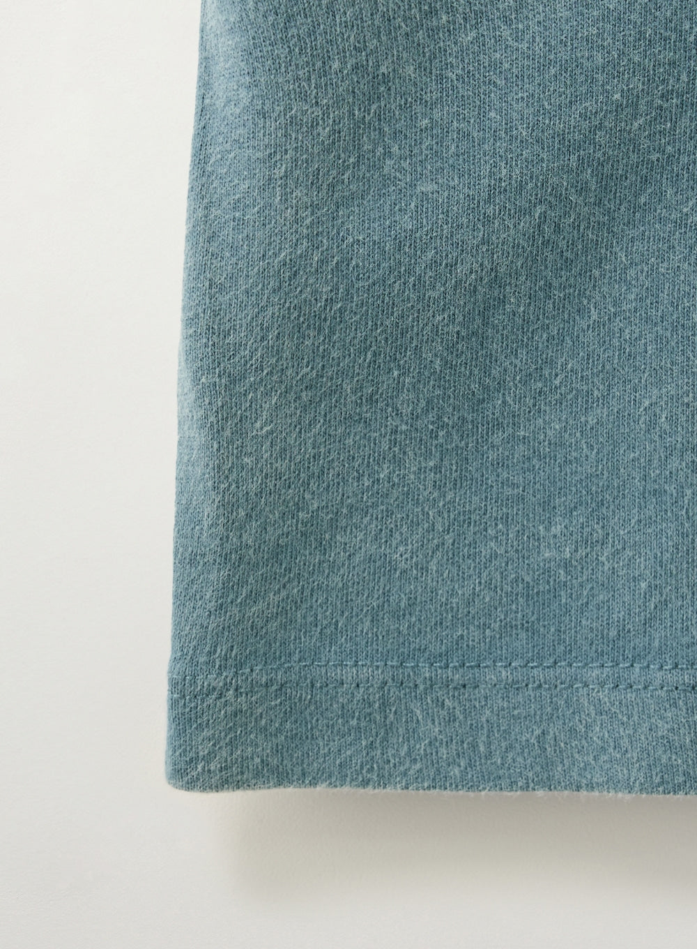 [satur] (W) Arch Logo Pigment Washed T-shirt - Blue