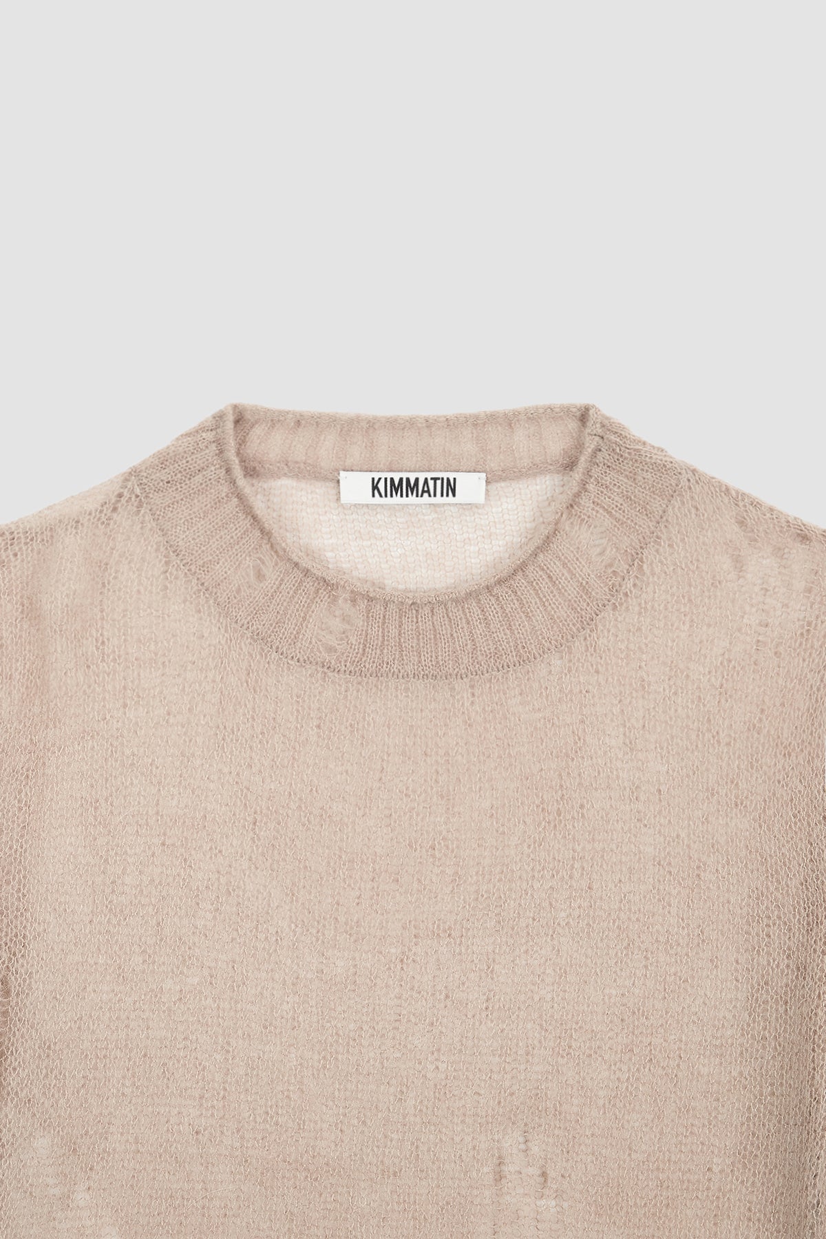 Matinkim Hand Warmer Layered Pullover IN Beige