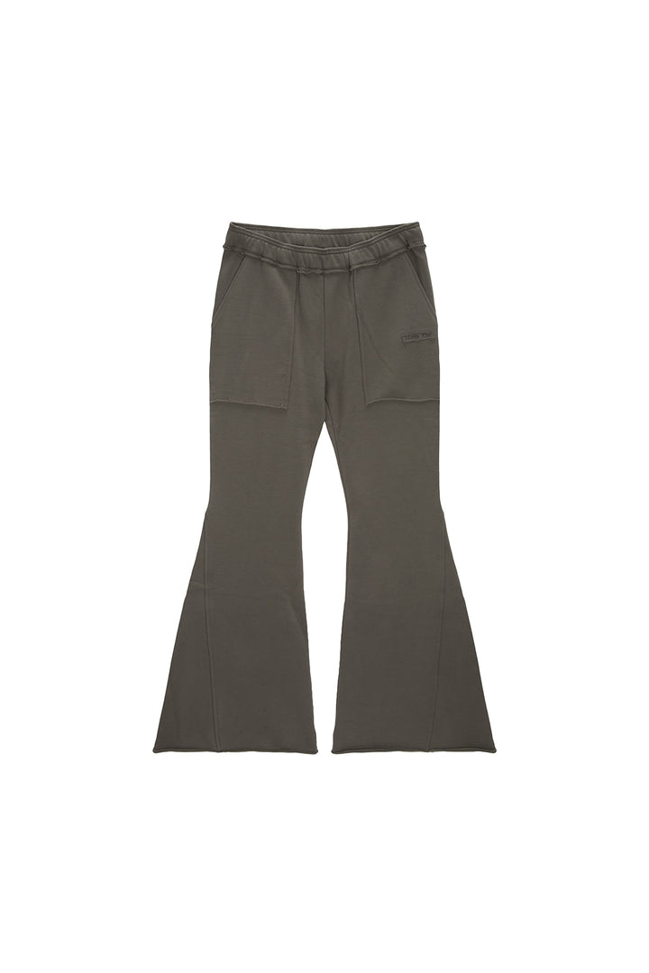 Matinkim Cut Out Detail Sweatpants IN Khaki Grey