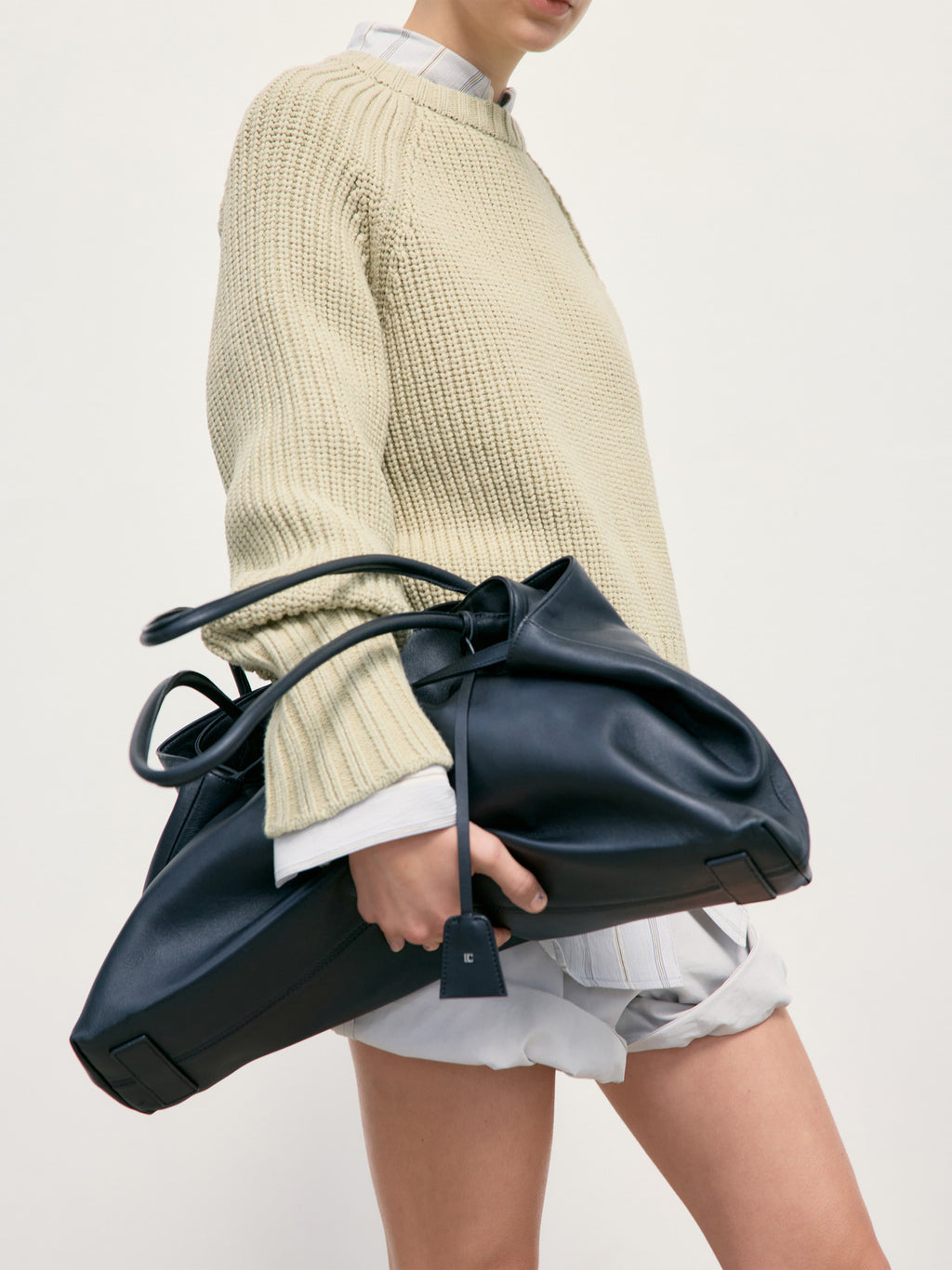 [low_classic] HARICOT BAG  
LEATHER BROWN