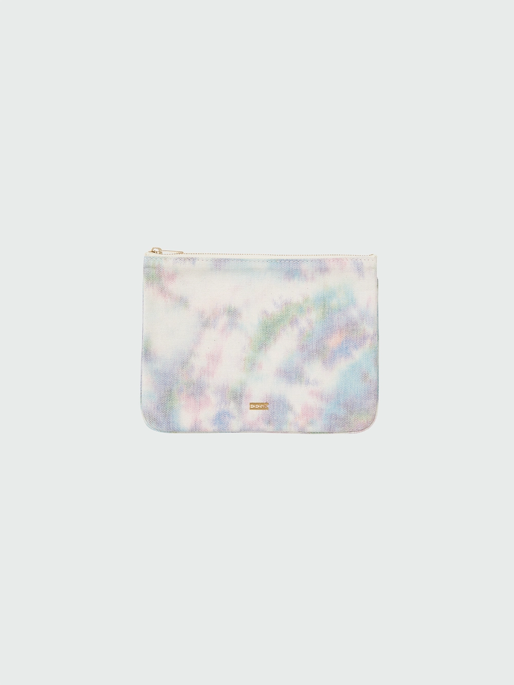 EENK Logo Detailed Zip-Up Pouch Small - Pink Multi