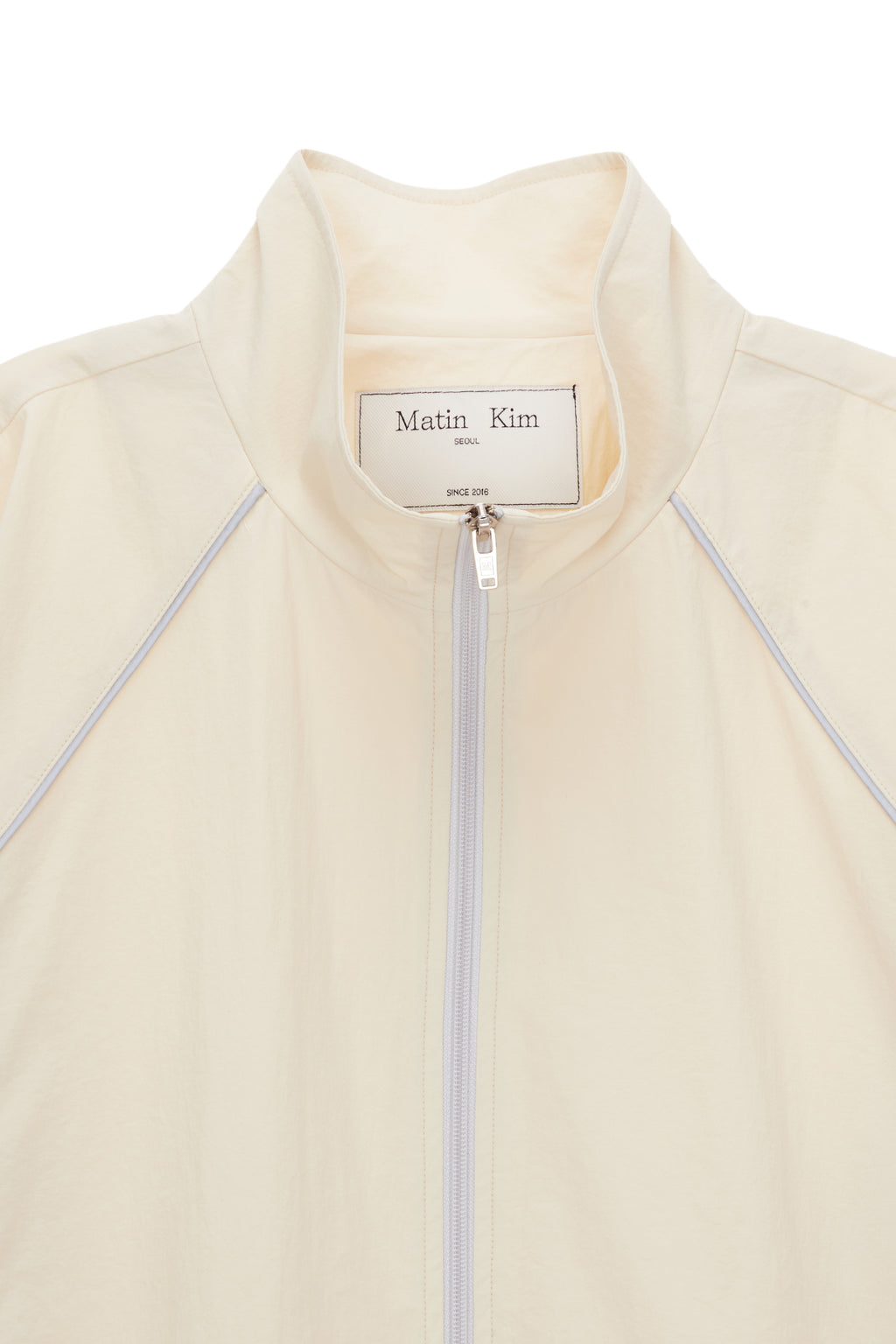 Matinkim Piping Track Jumper For Men IN Light Yellow