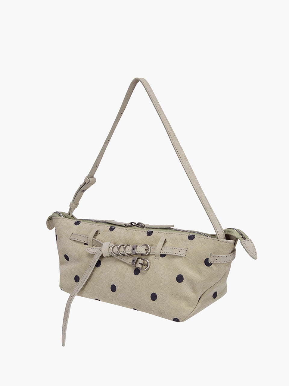 Margesherwood Grandma Used Sling Bag blond wood printed suede