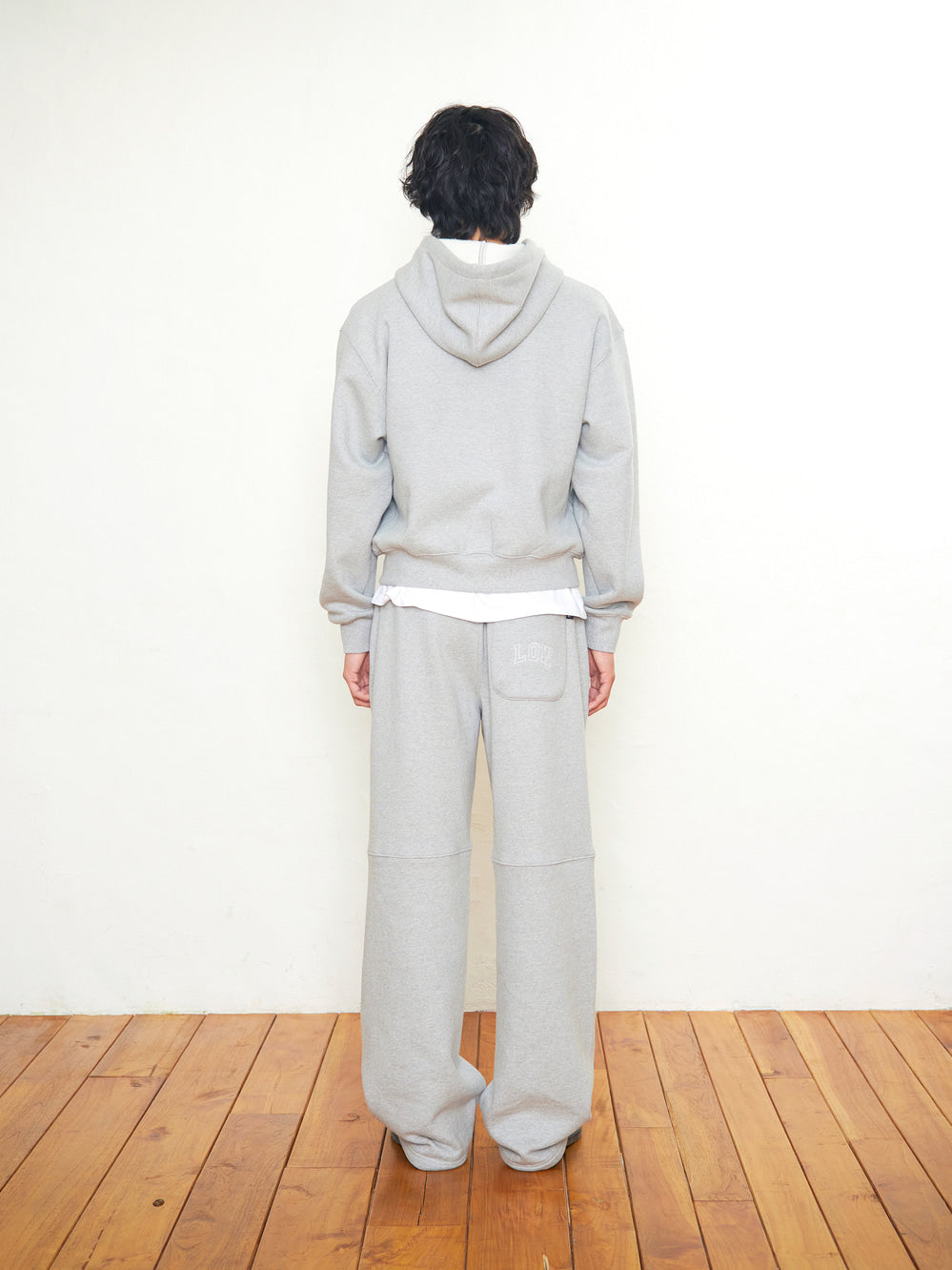 Low Classic Low Napping Sweatpants Melange Grey