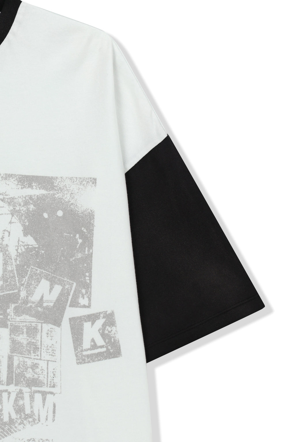 Matinkim Matin Punk Graffiti Top For Men IN White