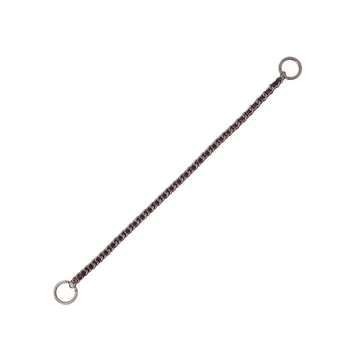 Vunque Loop Leather Chain Strap Plum Burgundy