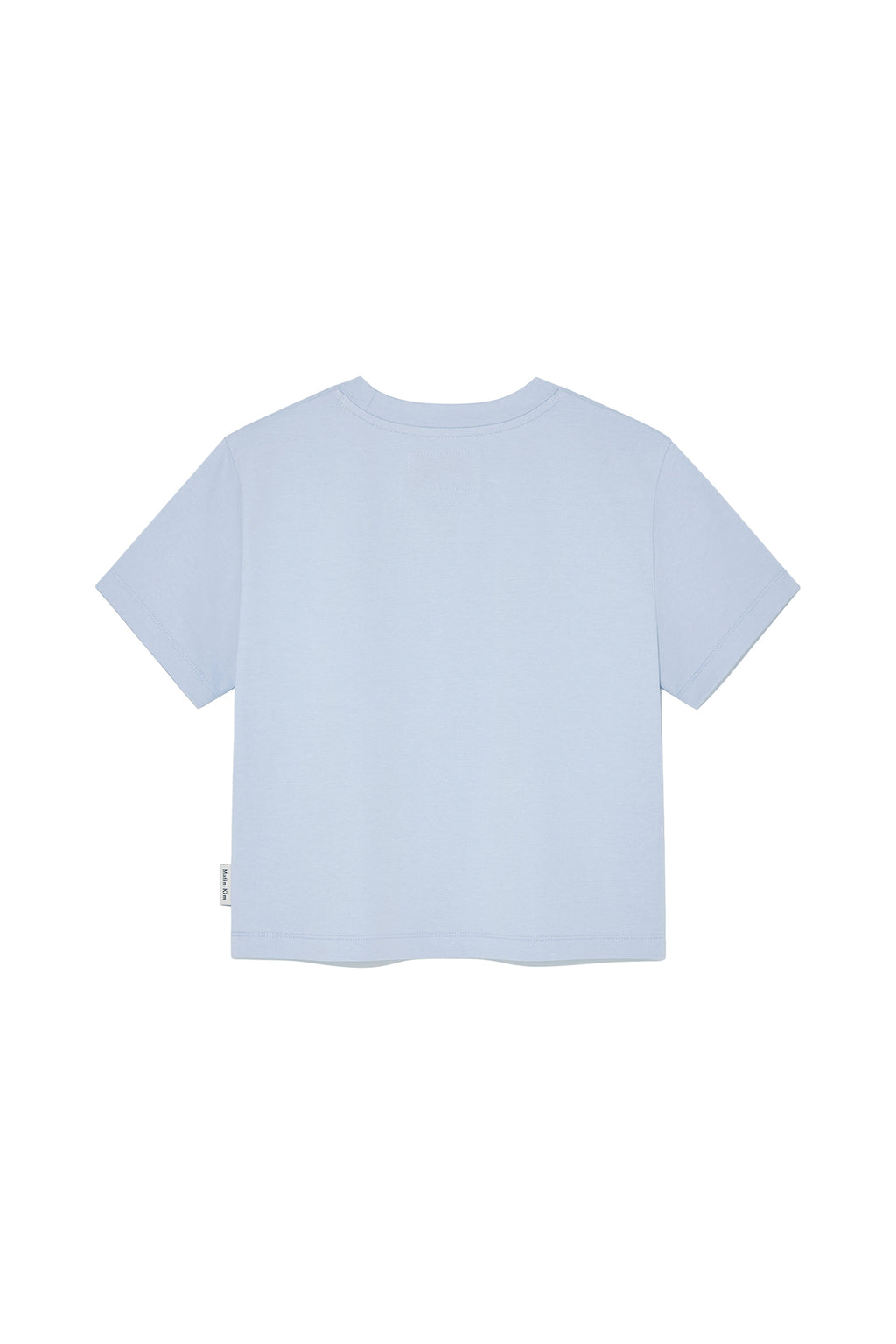[matinkim] COLOR NAME PRINTING TOP IN LIGHT BLUE