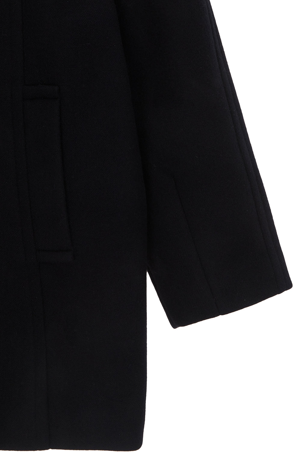 Matinkim Raglan Wool Half Coat IN Navy