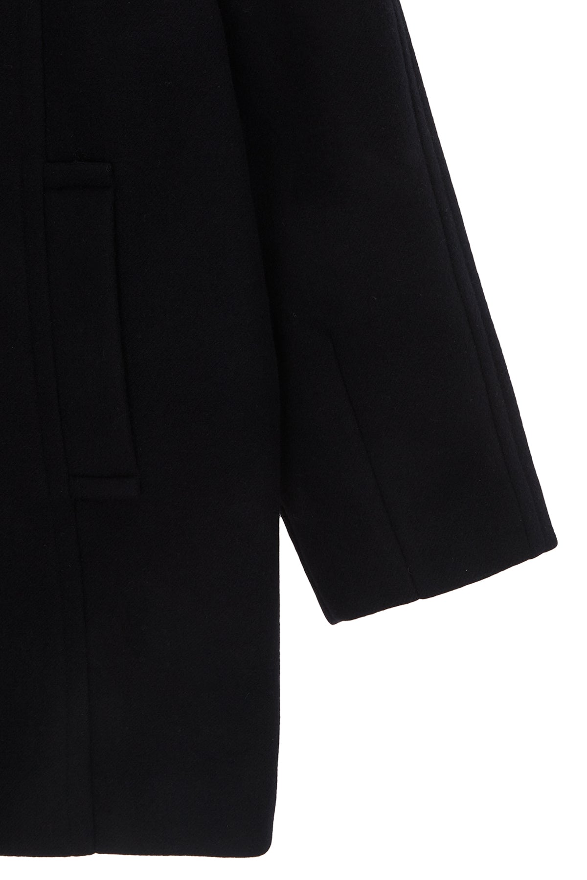 Matinkim Raglan Wool Half Coat IN Navy