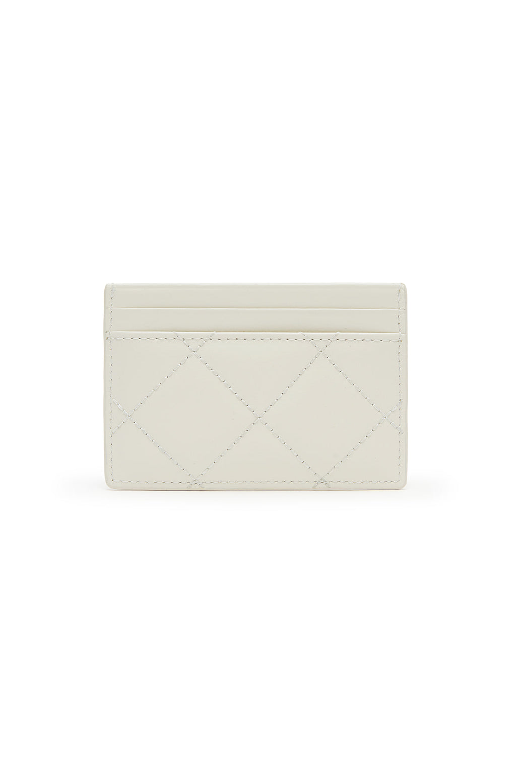 Matinkim Puff Quilt Card Wallet IN Ivory