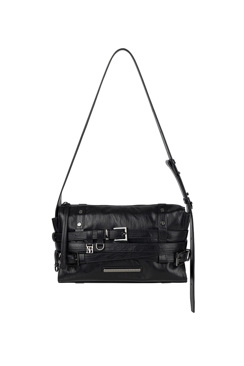 Treemingbird Multi-Belted Mini Shoulder Bag Black