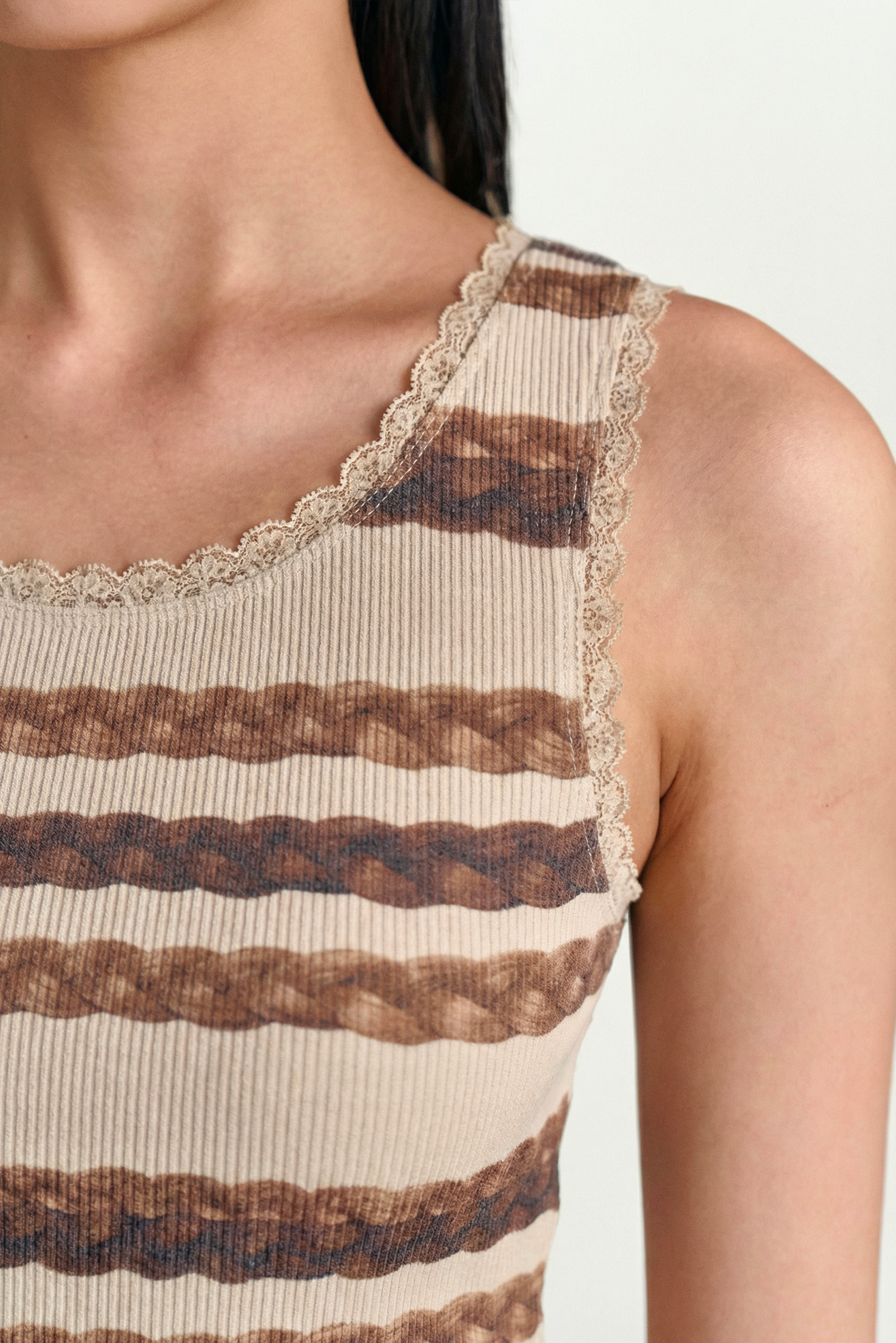 Andersson Bell Hair Braid Stripe Tank Top