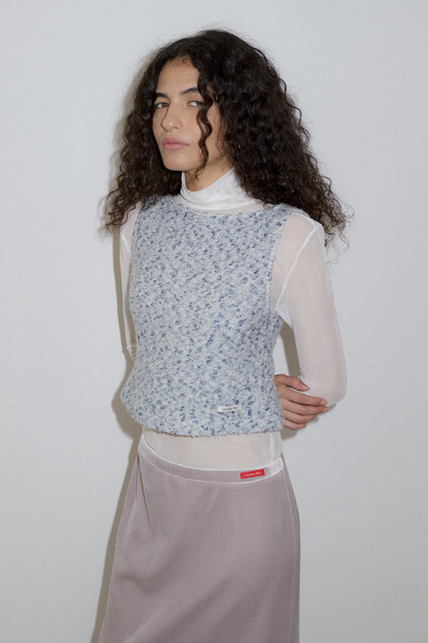 Overdueflair Mix Color Sleeveless Mix Navy