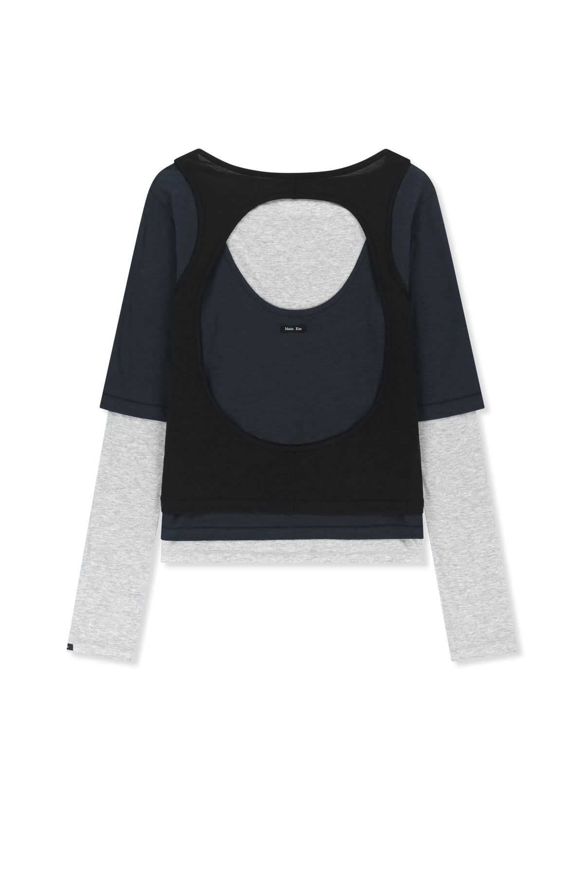 Matinkim Triple Layered Multi Way Top IN Navy