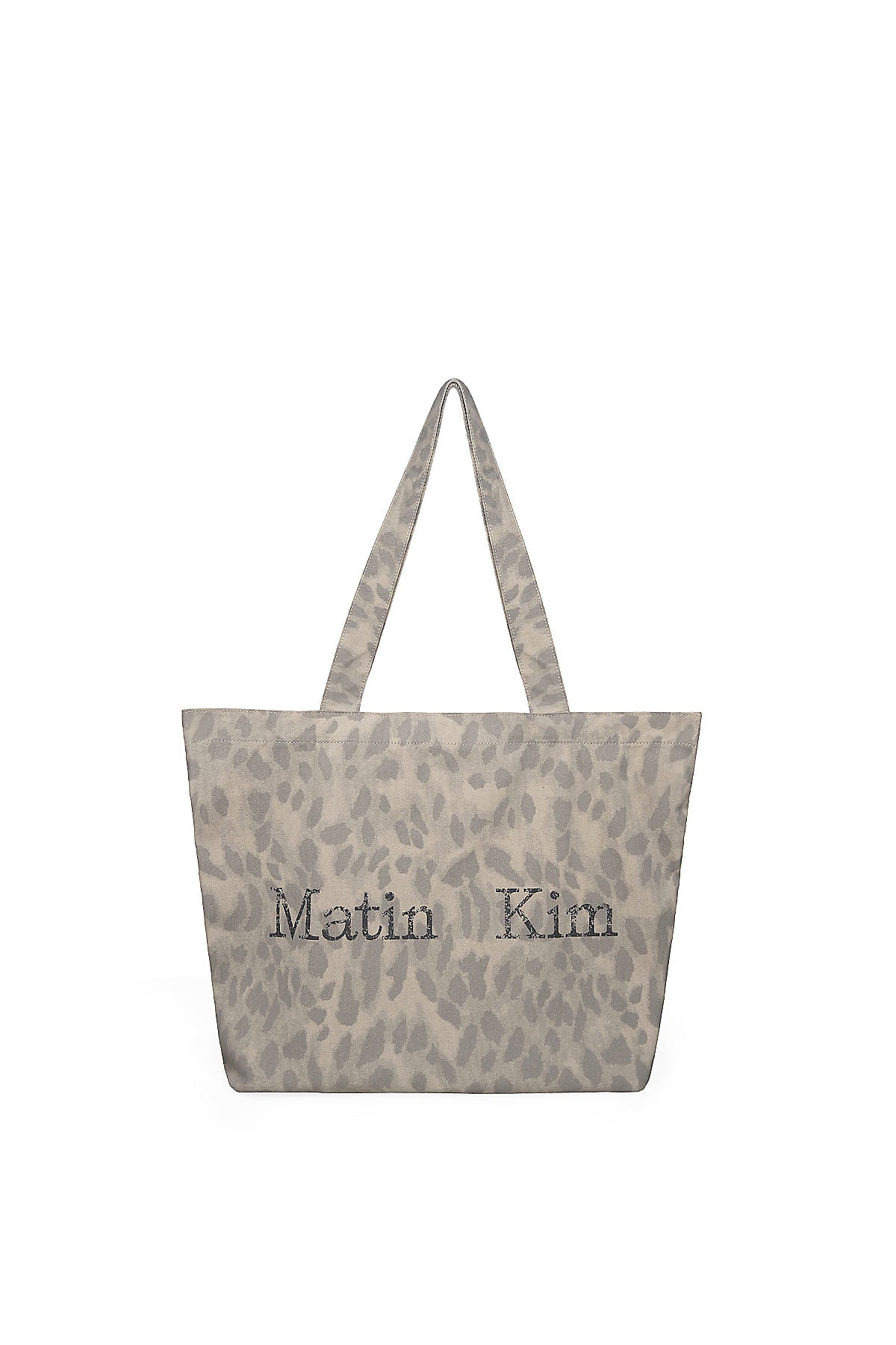 Matinkim Matin Washed Pattern Ecobag IN Light Grey