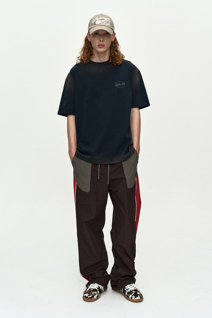 Andersson Bell Gradient Damage Washed T-Shirt