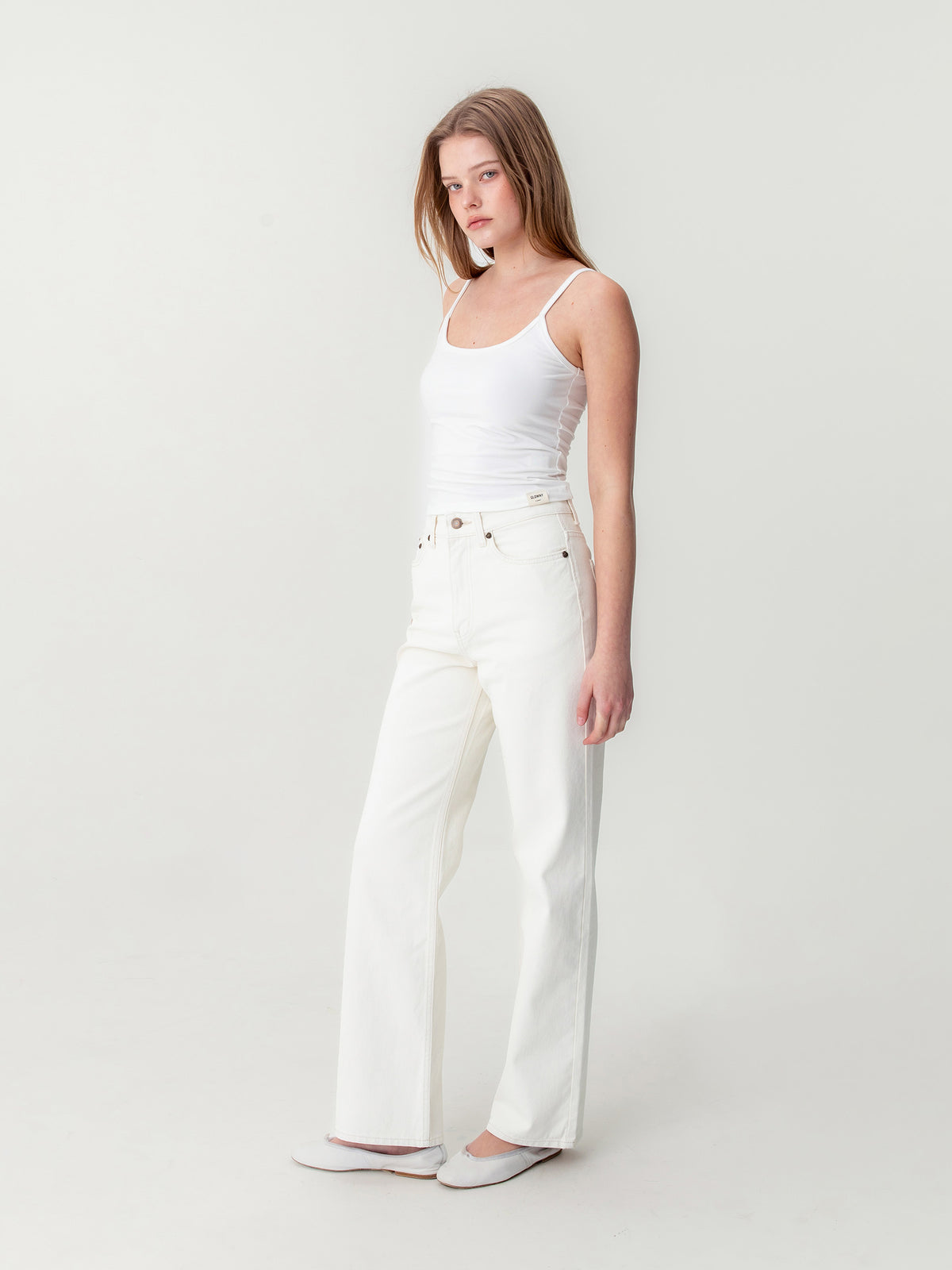 GLOWNY The Emma Jeans (White)