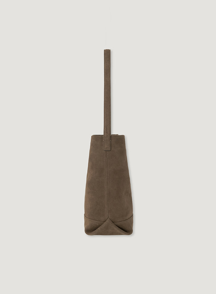 Mango Maniplease Alita Suede Bag Brown