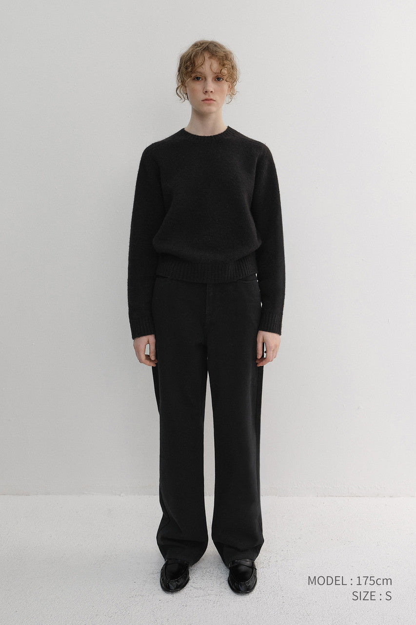 Dunst Brushed Straight Jeans Black