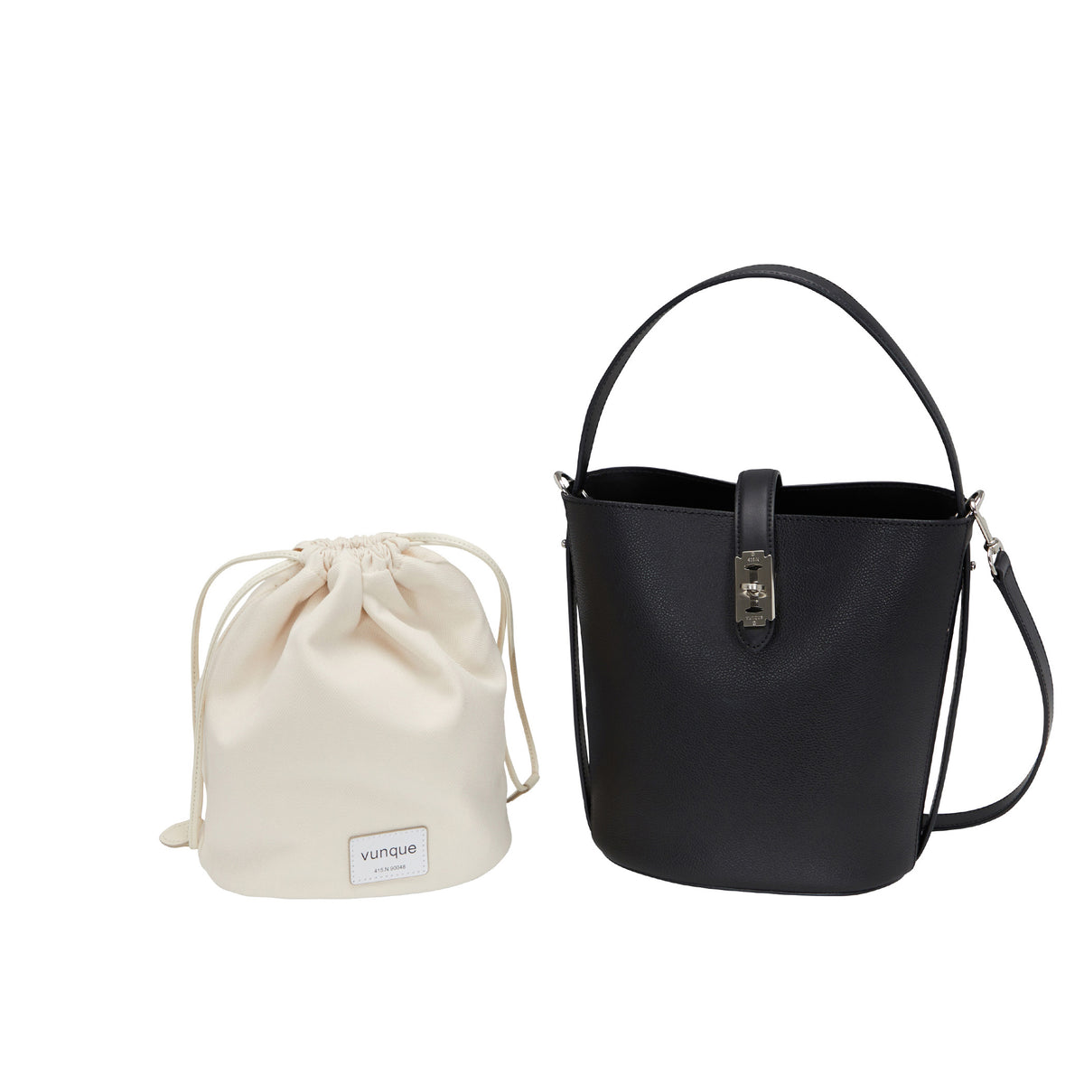 Vunque Perfec Drawstring Pouch M Ivory