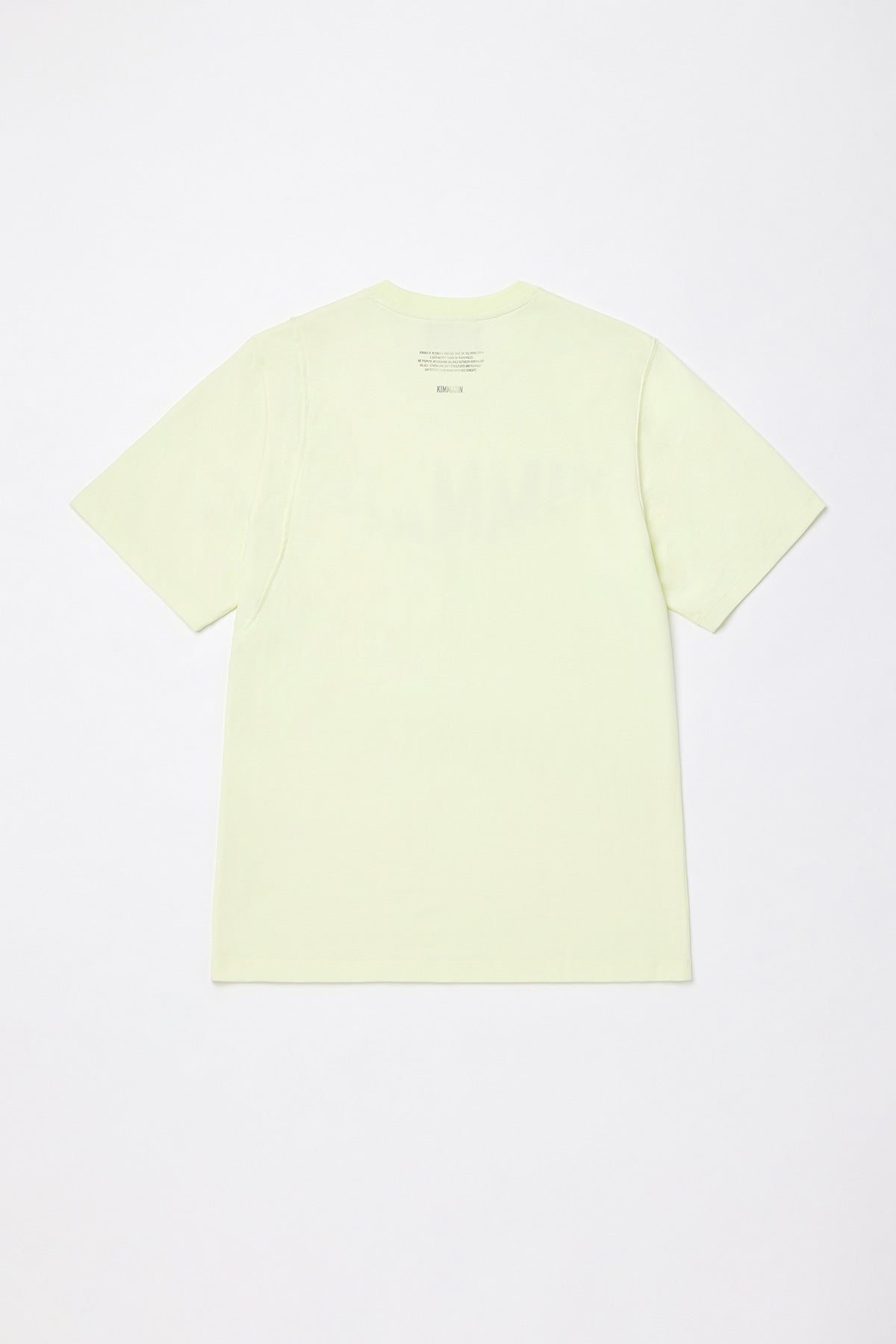 Matinkim Cutting Logo Print Oversize T-Shirt IN Lime