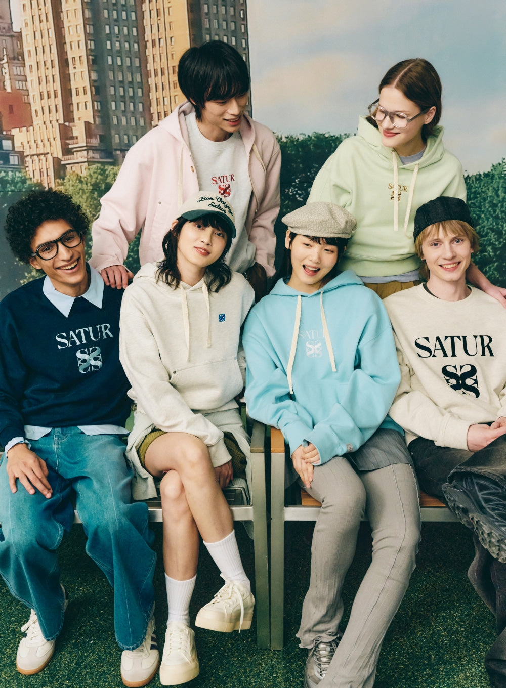 [satur] Bon Voyage Contrast 5 Panel Ball Cap - Deep Green