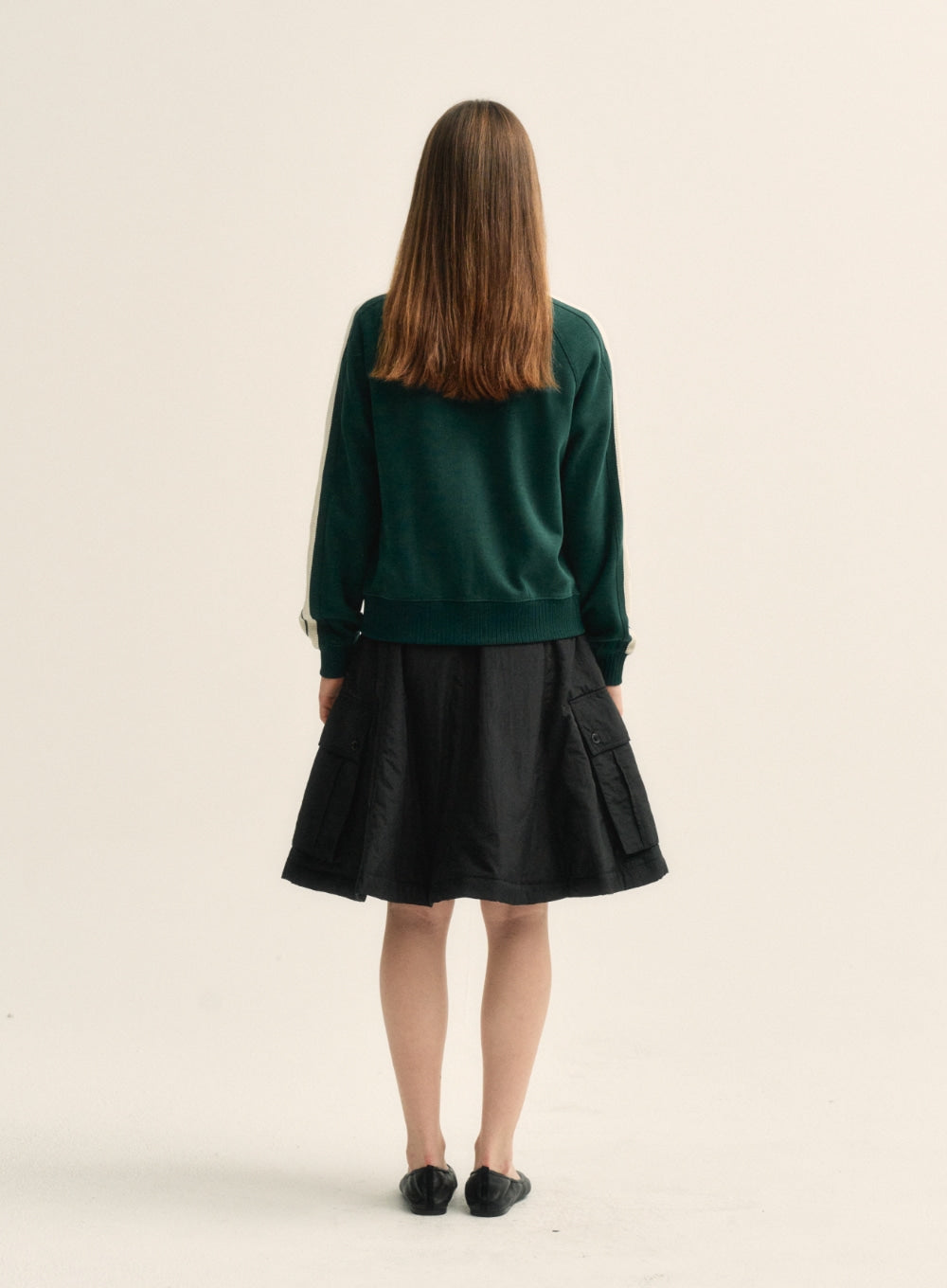 [satur] (W) Lawton All Day Track Zip-up Jacket - Teal Green