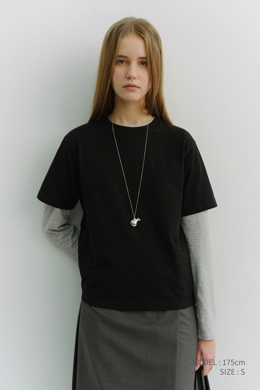 Dunst Unisex Loose T-Shirt Black