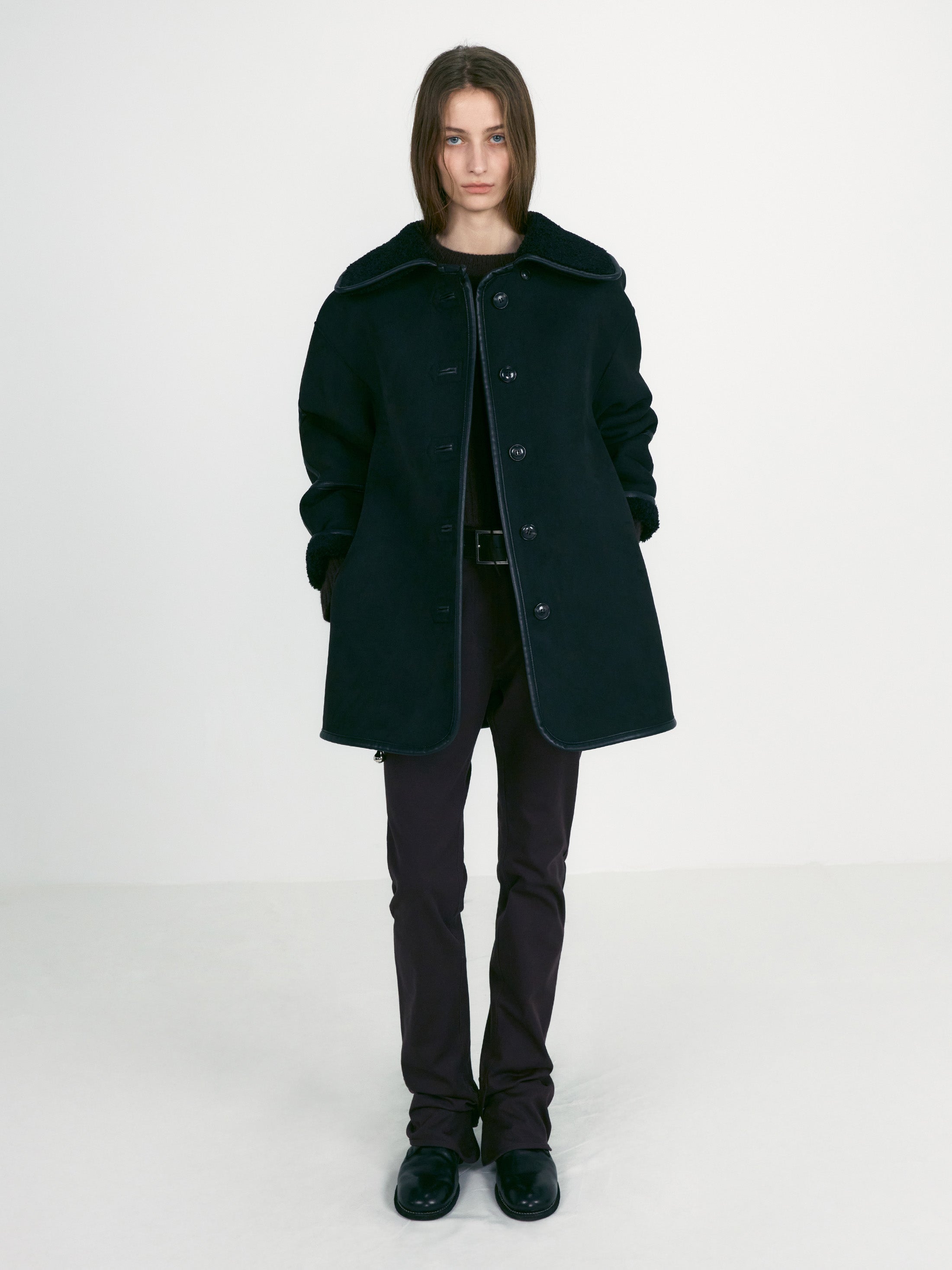 [low_classic] Slit Hem Slim-Fit Pants
Purple Brown