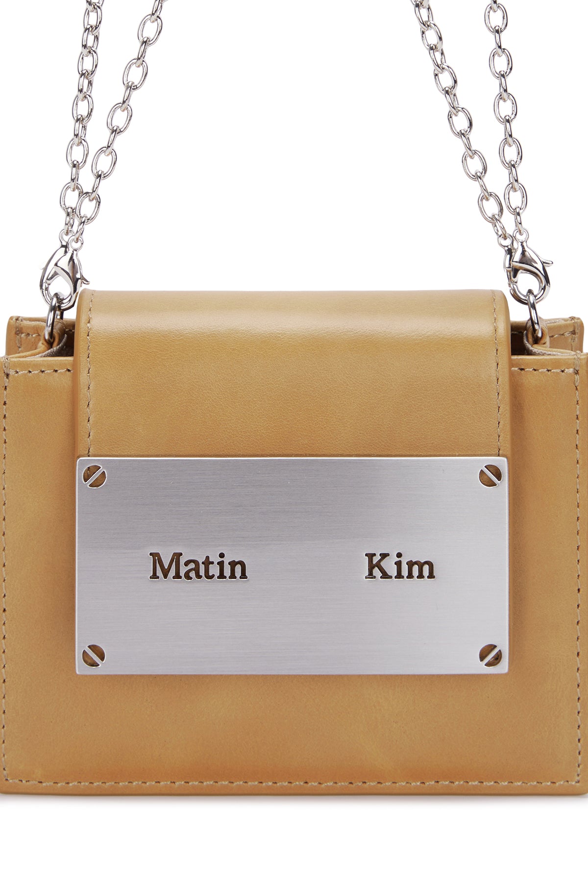 [matinkim] VINTAGE ACCORDION MINI BAG IN BEIGE