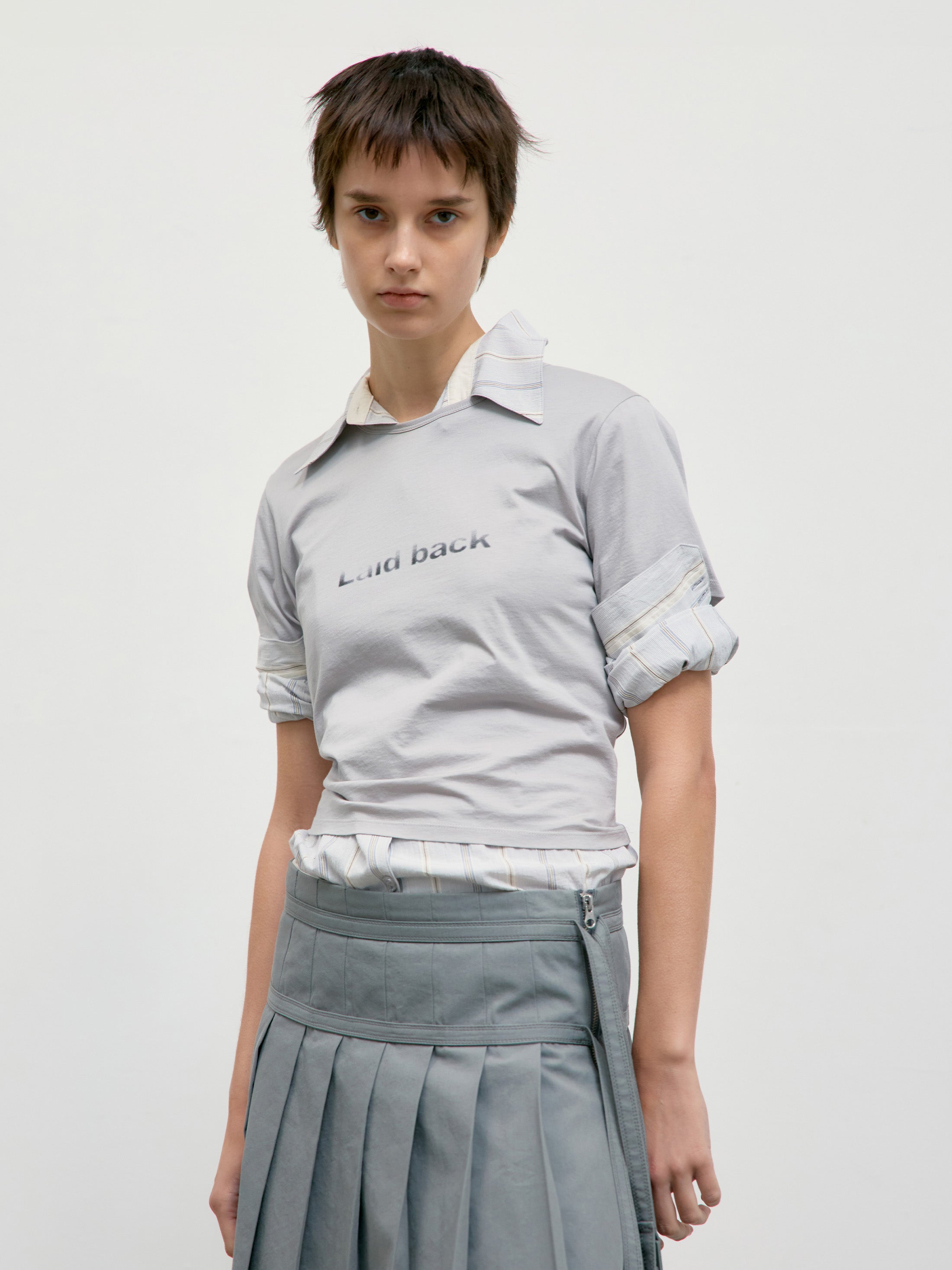 Low Classic Laid Back T-Shirt Light Grey