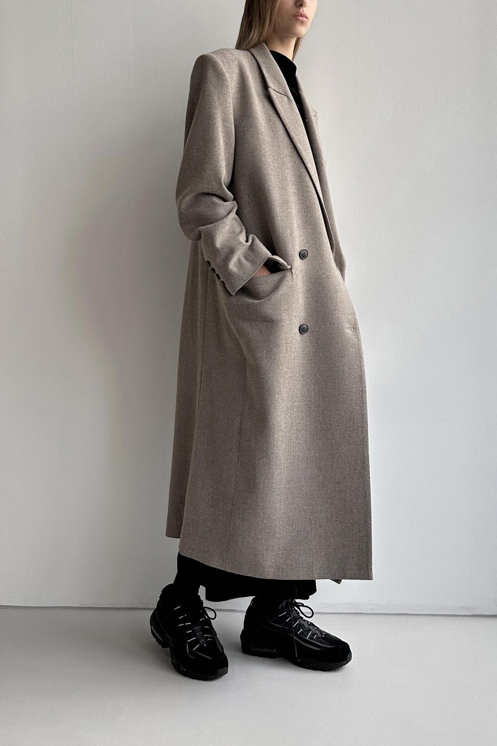 [low_classic] DOUBLE LONG COAT
BEIGE