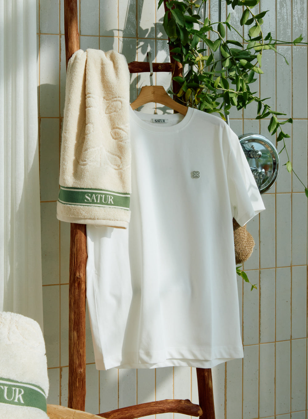 [satur] All day Supima + Towel