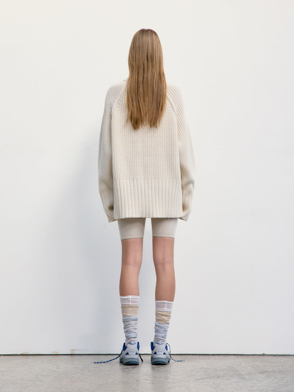 Low Classic Chunky Rib Knit Sweater Ivory