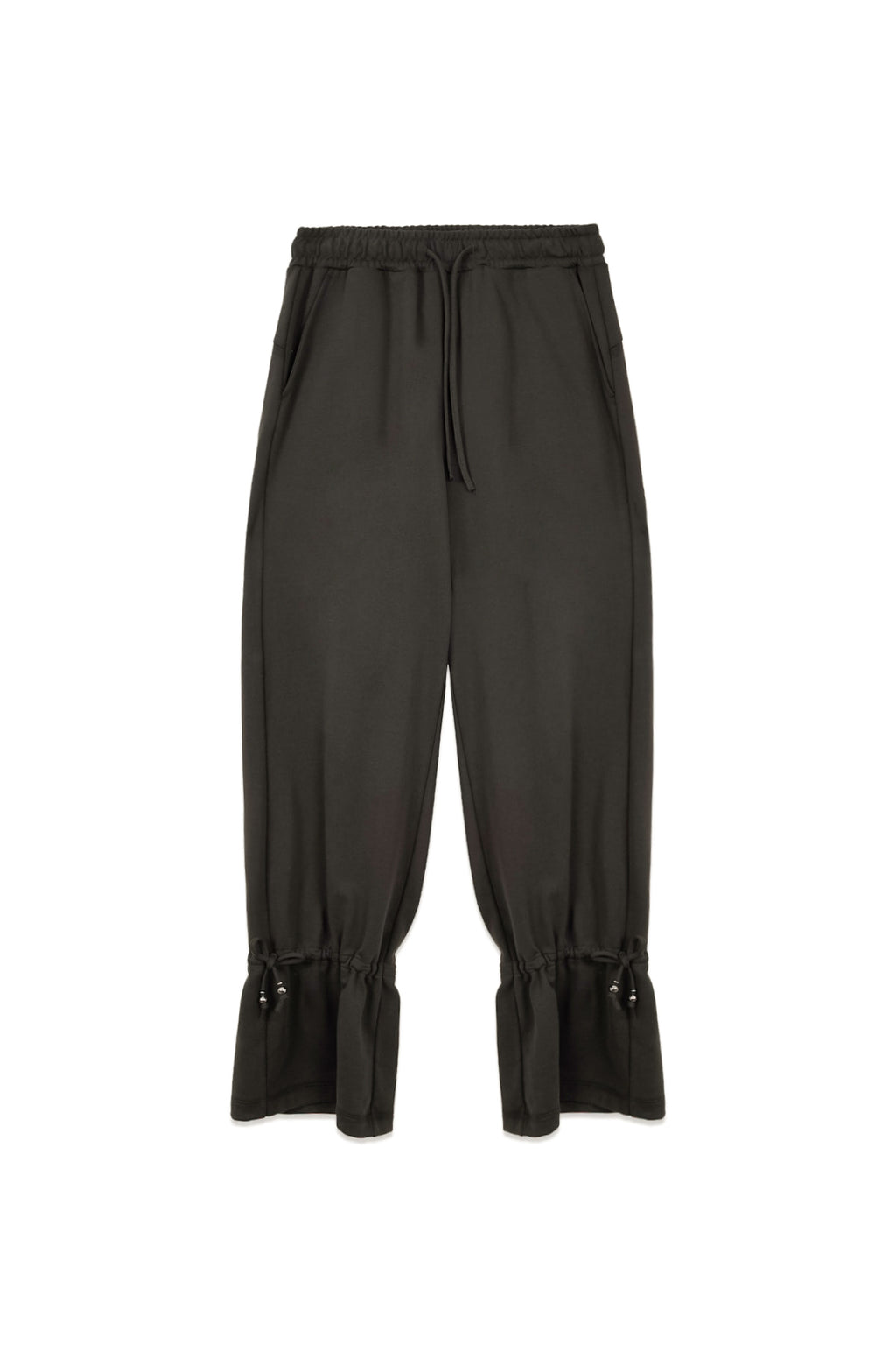 [matinkim] STRING DETAIL SWEATPANTS IN CHARCOAL