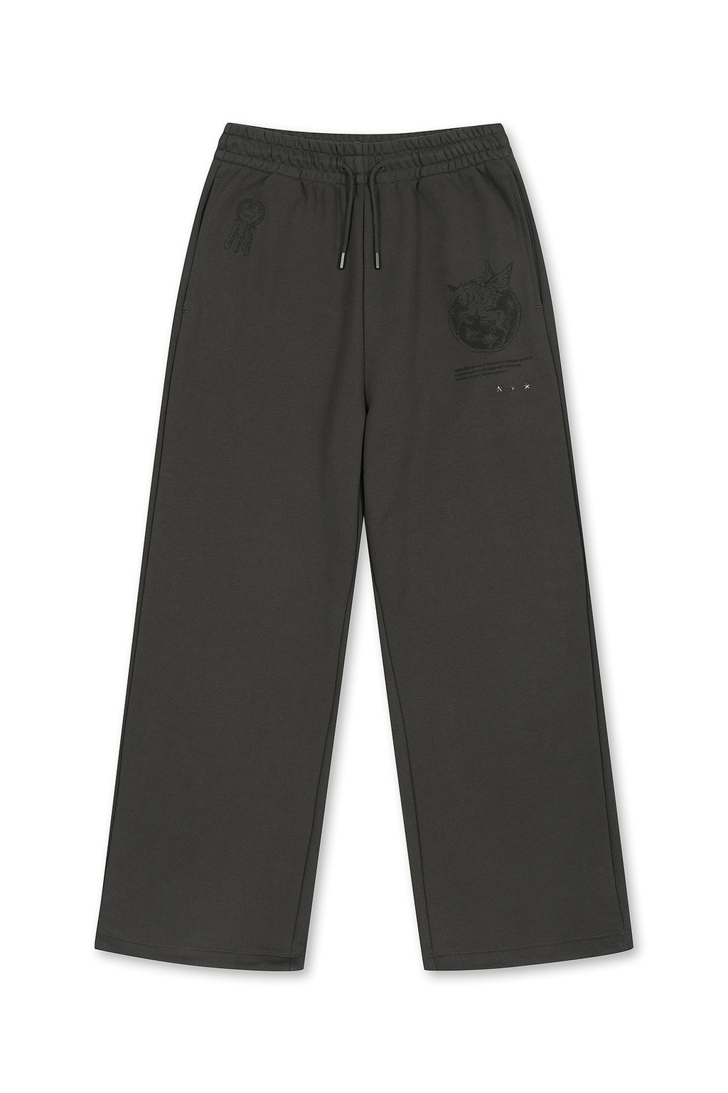 Matinkim Graffiti Artwork Sweatpants IN Charcoal