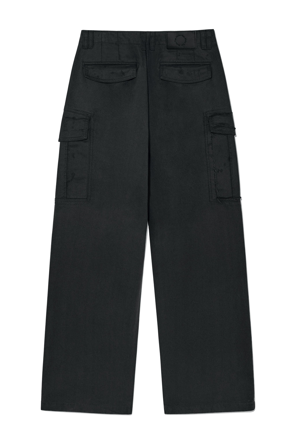 [matinkim] WASHED COTTON CARGO PANTS IN CHARCOAL