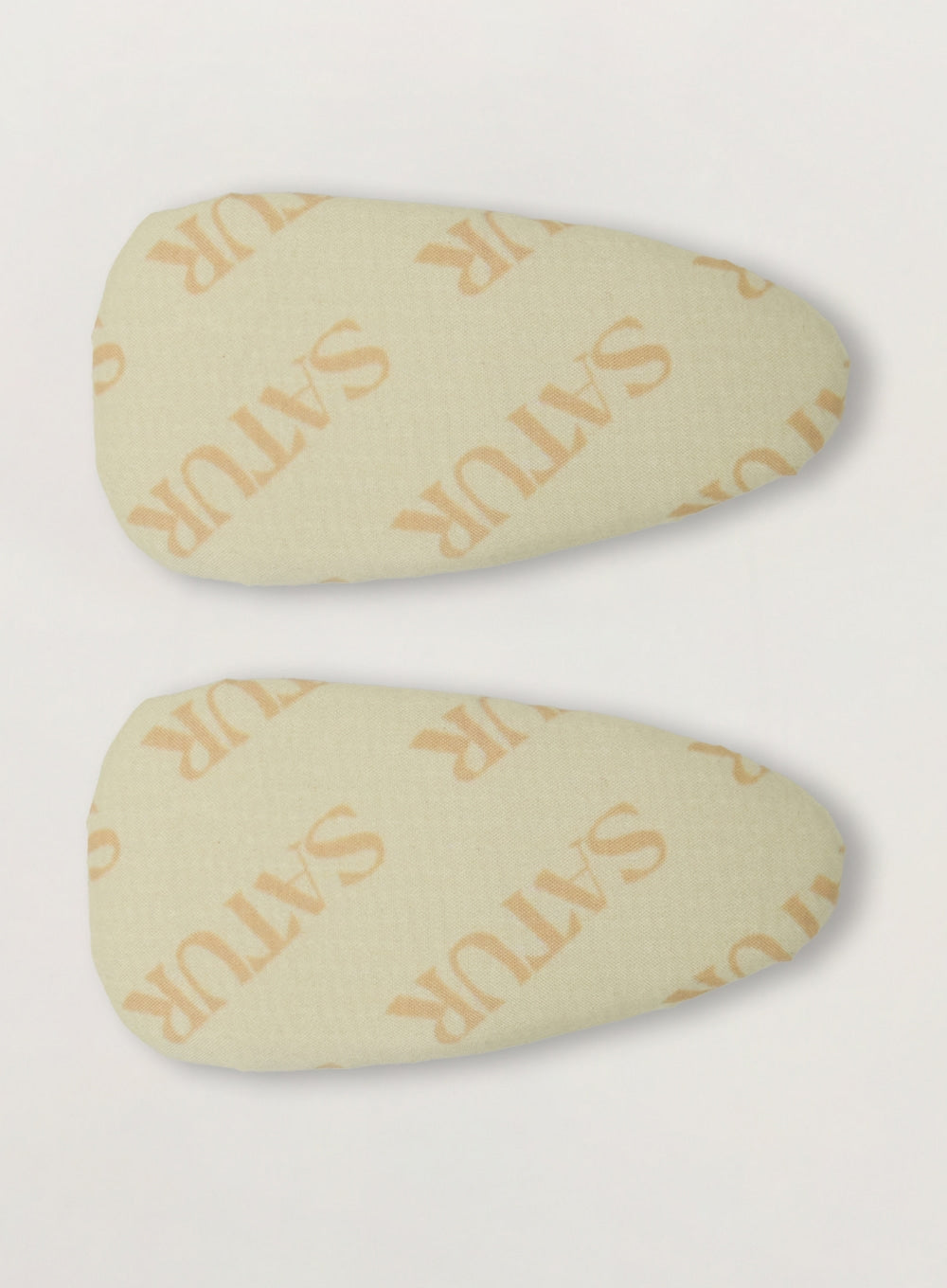 [satur] (W) Classic Logo Hair Pin Set - Cream