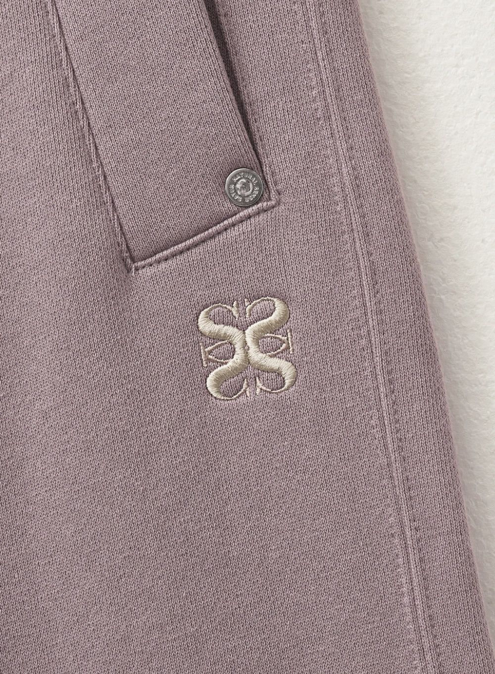 [satur] (W) Teo Cotton Banding Sweatpants - Purple