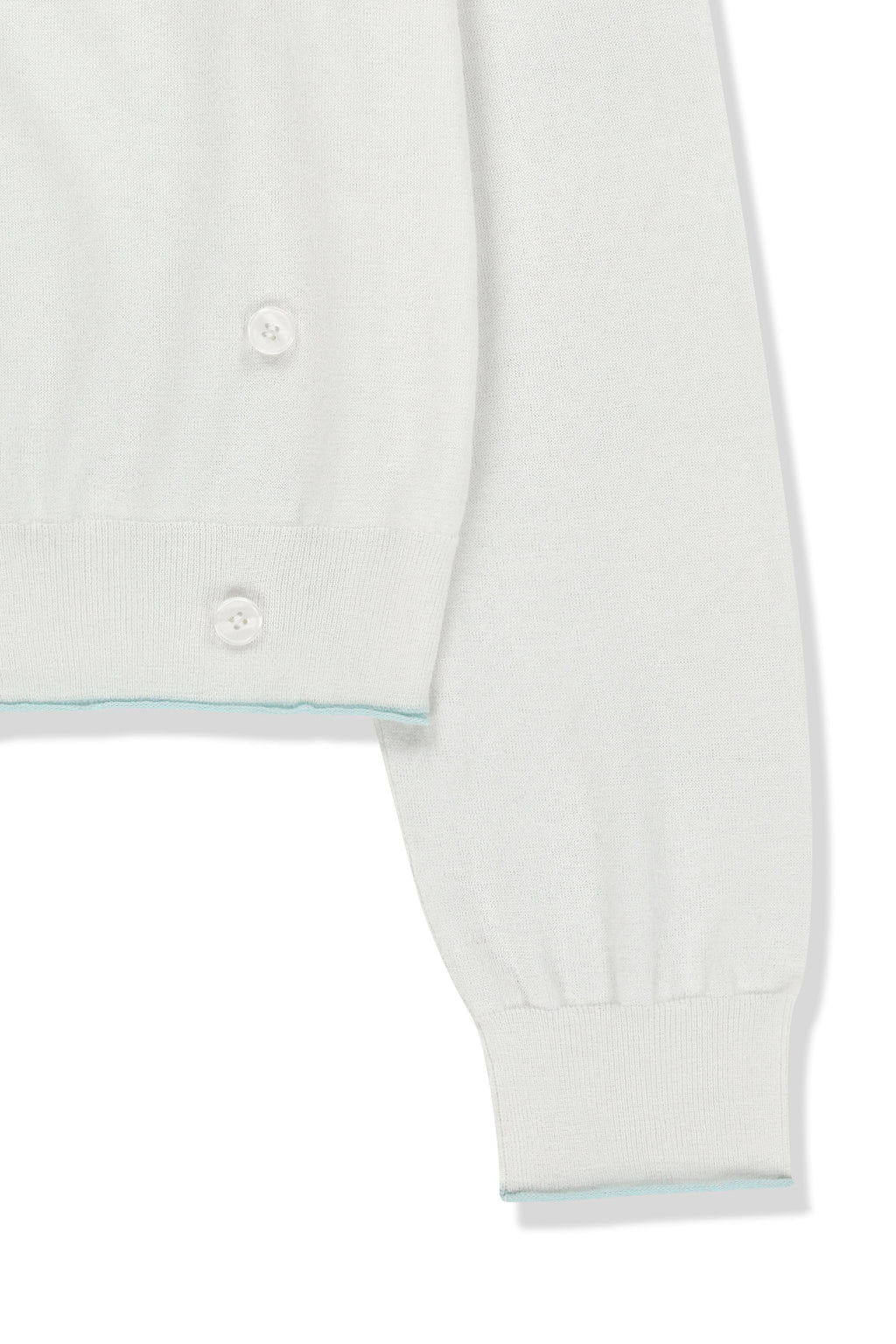 Matinkim Back Logo Sheer Cardigan For Women IN White