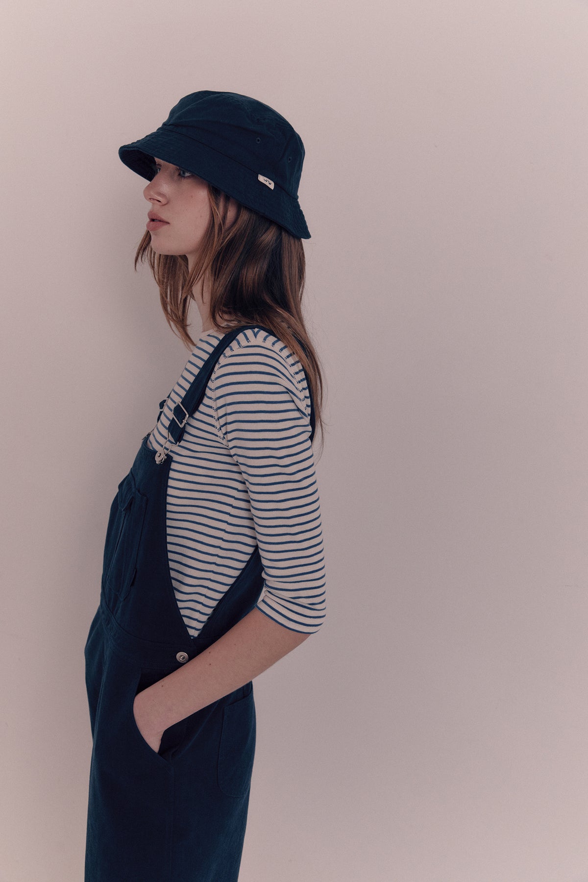 Nothing Written Traveller cotton hat (Navy)