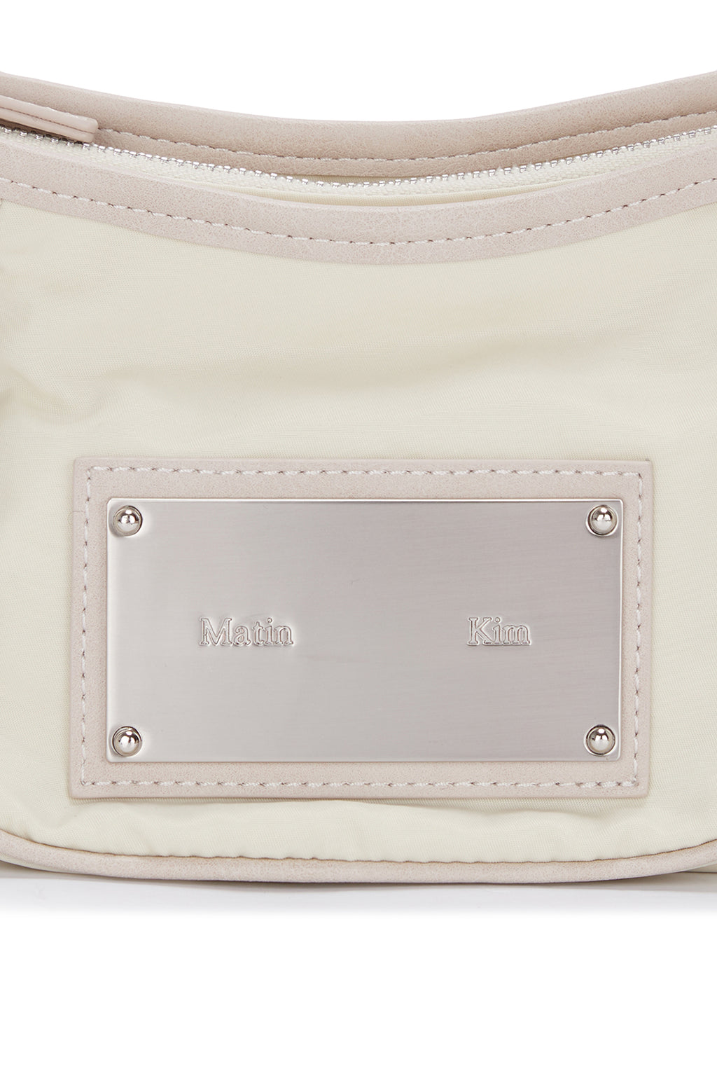 [matinkim] MADELEINE ROUND BAG IN LIGHT BEIGE
