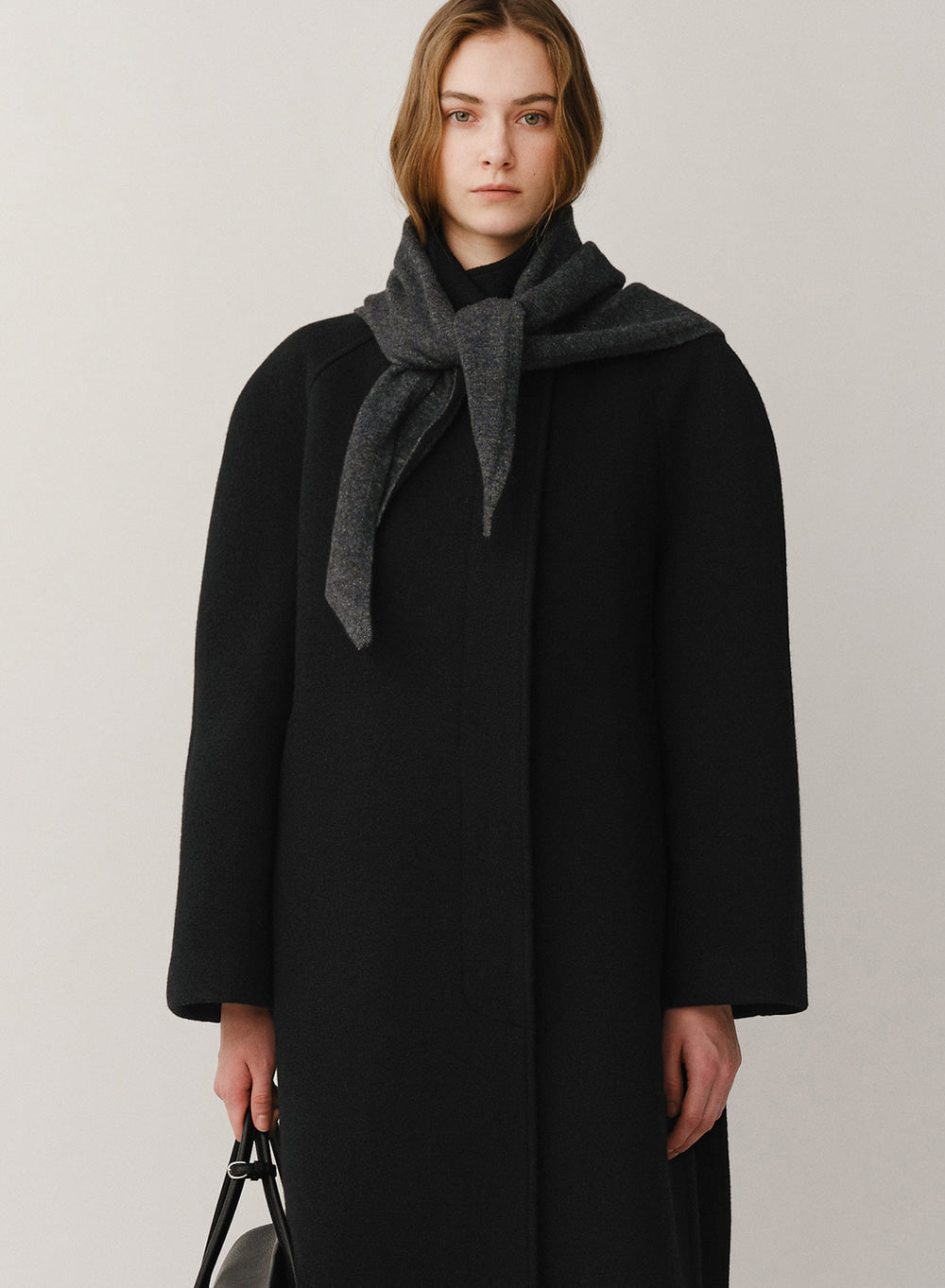Kindersalmon Hazel Scarf Dark-Gray