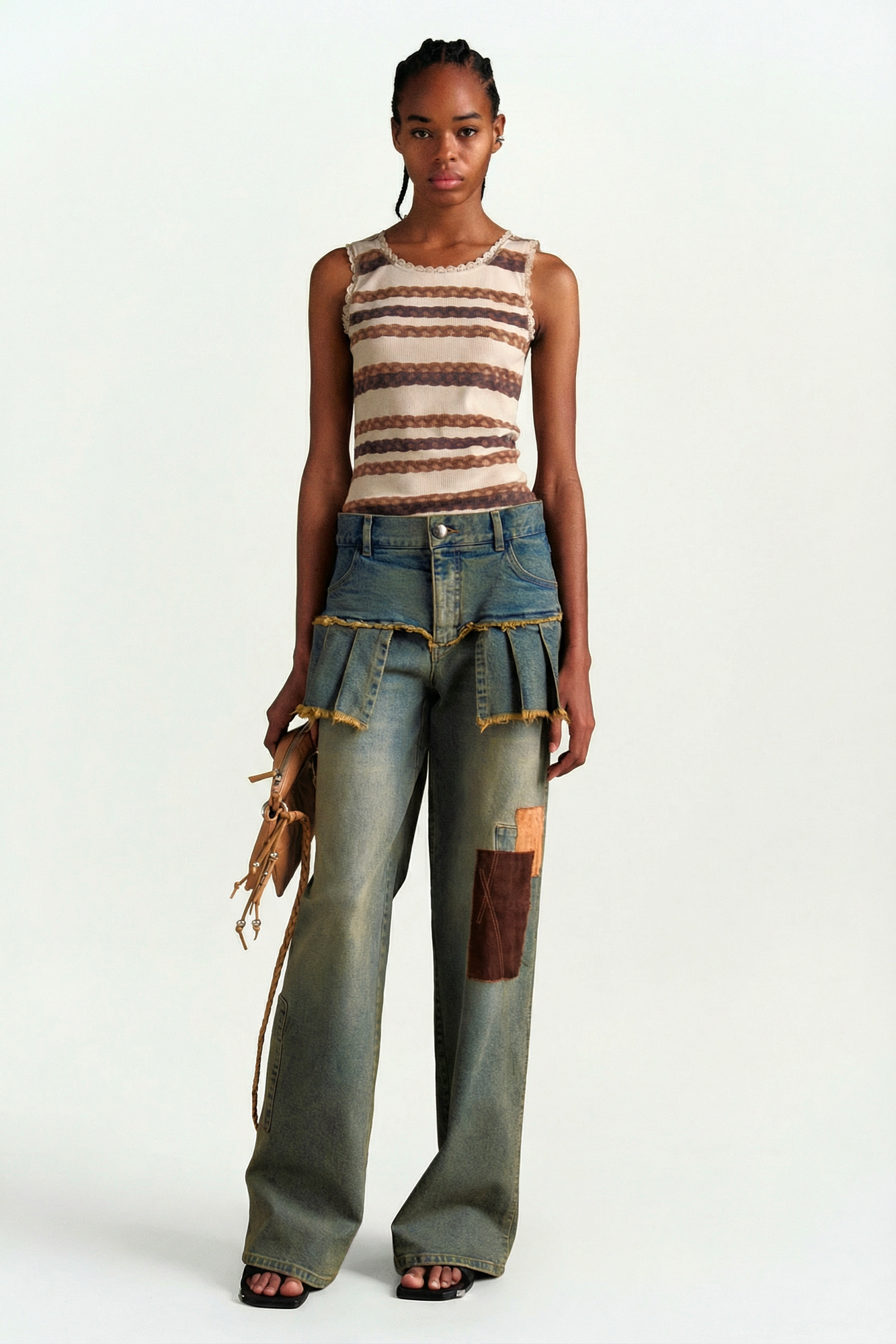 Andersson Bell Hair Braid Stripe Tank Top
