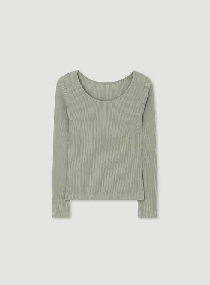 Mango Maniplease Mute Sleeve Tee Vintage Mint