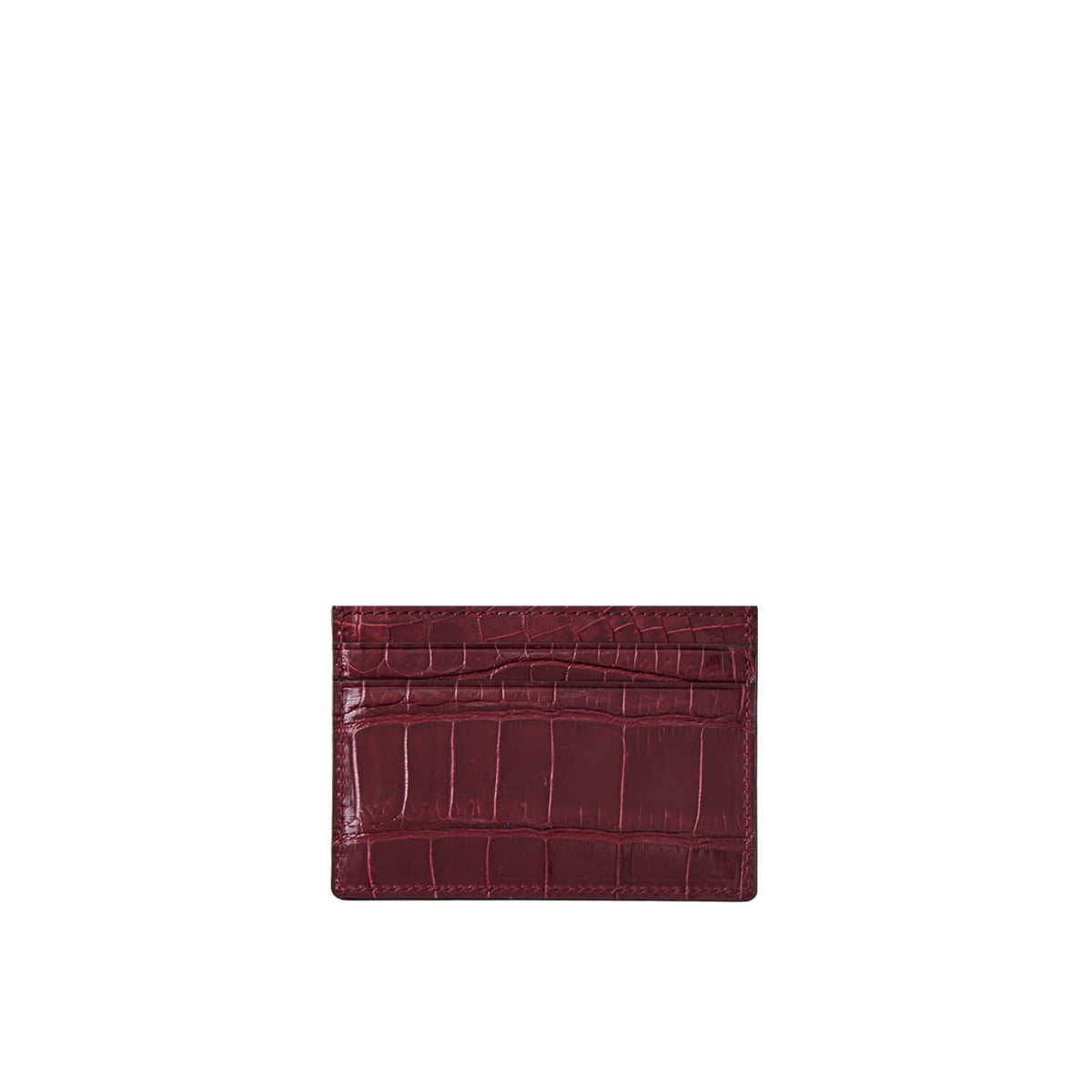 Vunque Ecllat Perfec Slim Card Holder Burgundy
