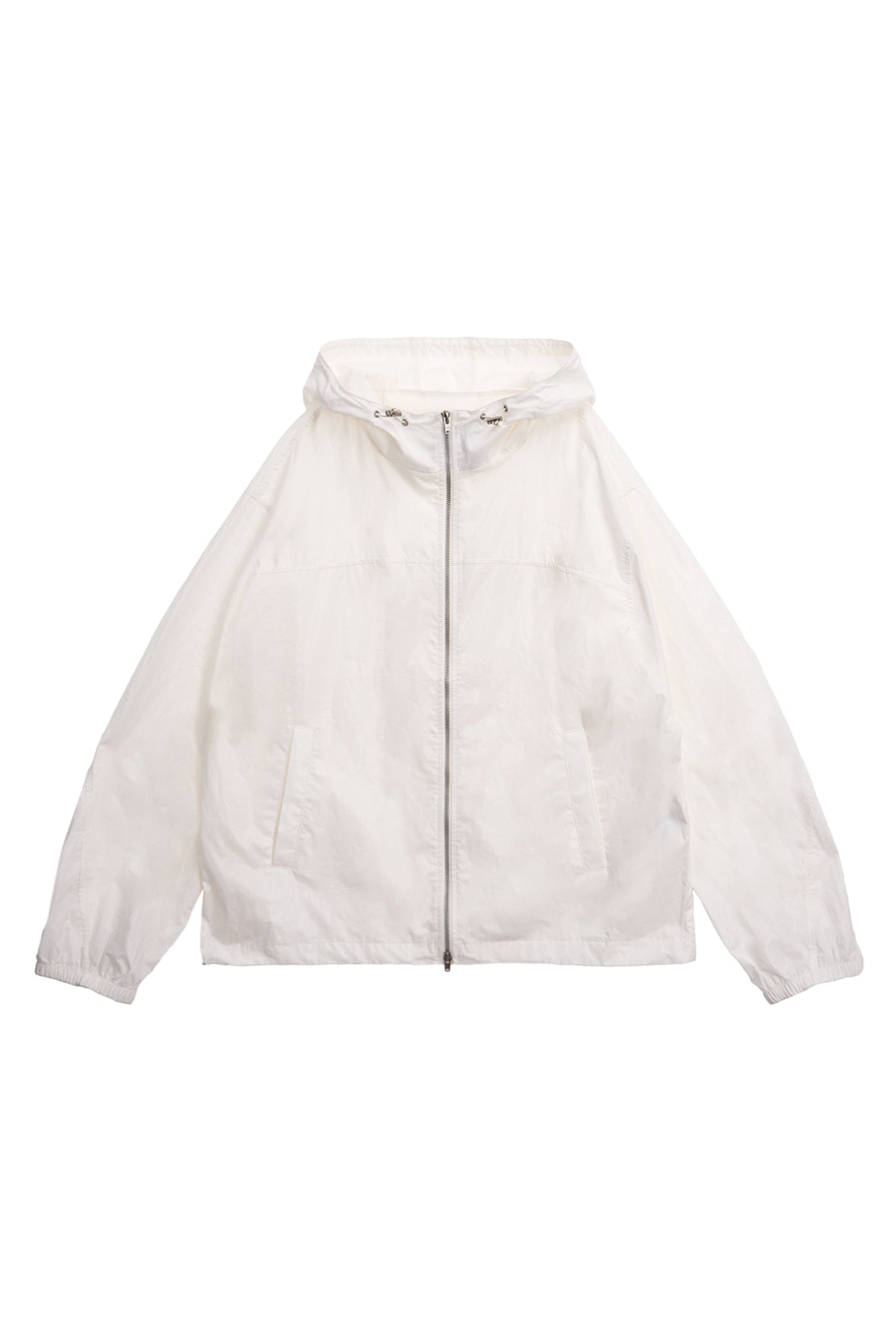 Matinkim Matin High Neck Hoody Coating Jumper For Men IN Ivory