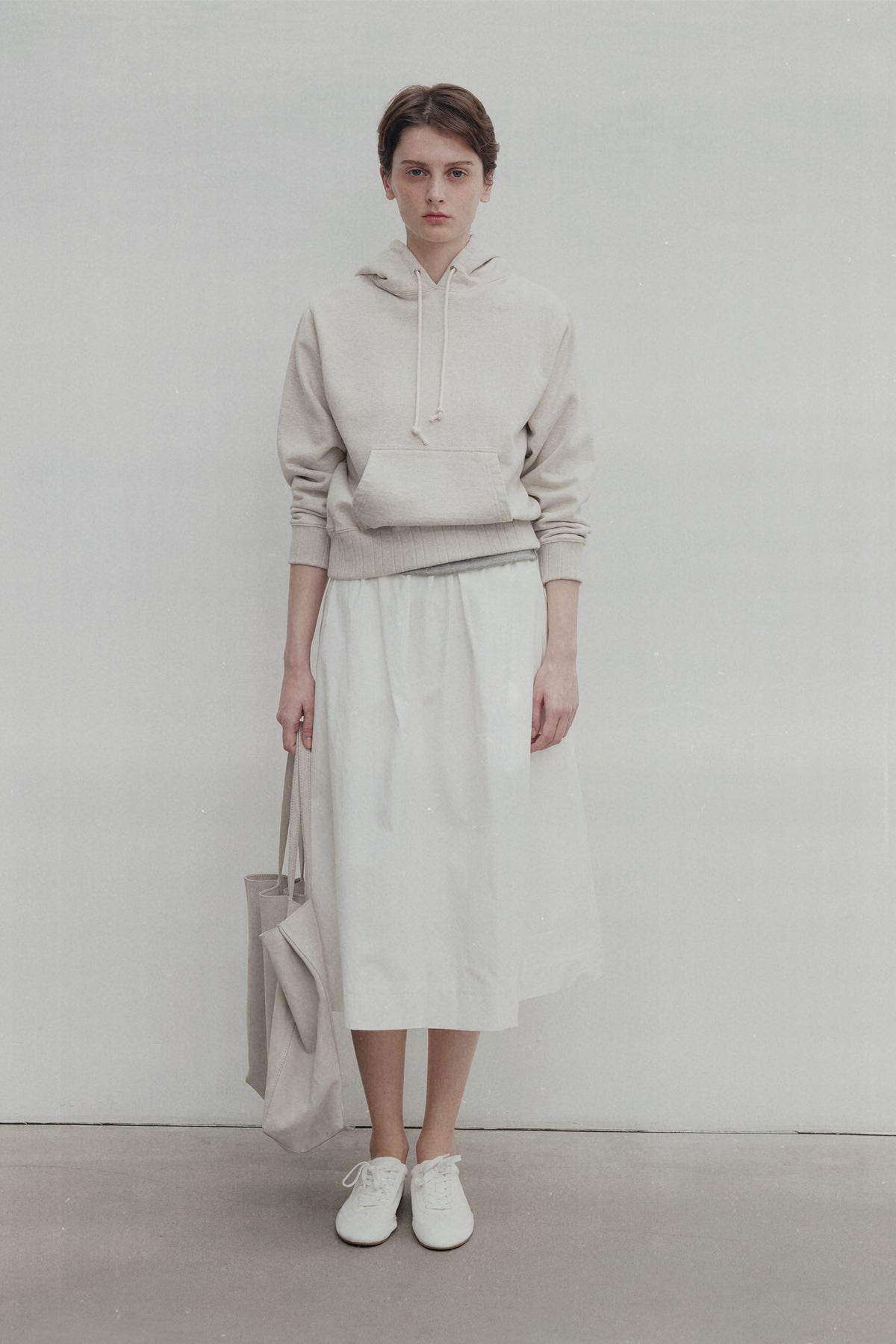 Nothing Written Leia a-line skirt (White)