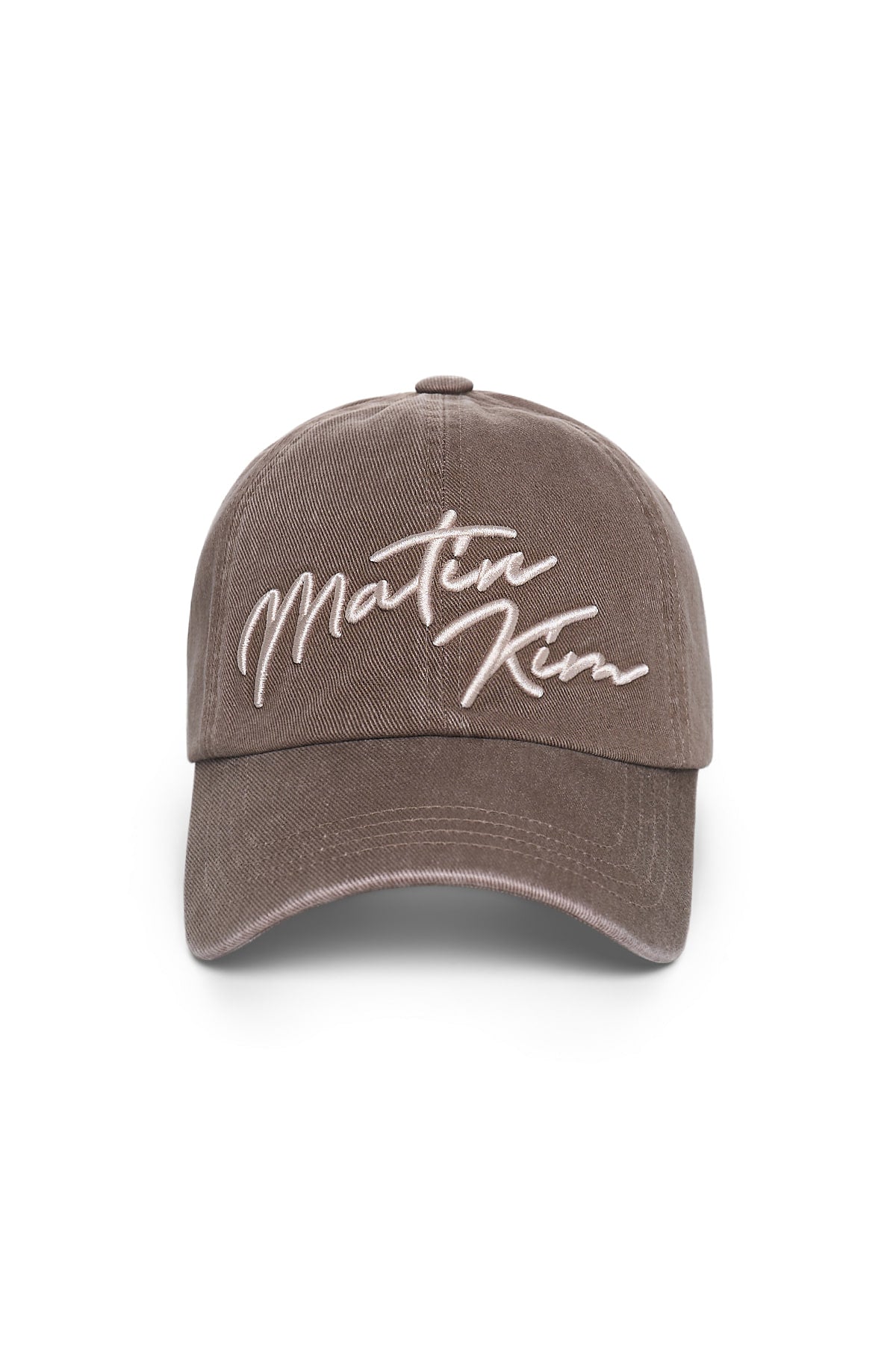 Matinkim Logo Script Ball Cap IN Brown