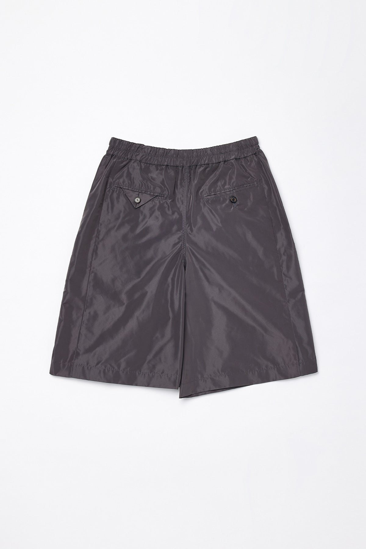 Matinkim String Point Banding Wrap Shorts IN Charcoal